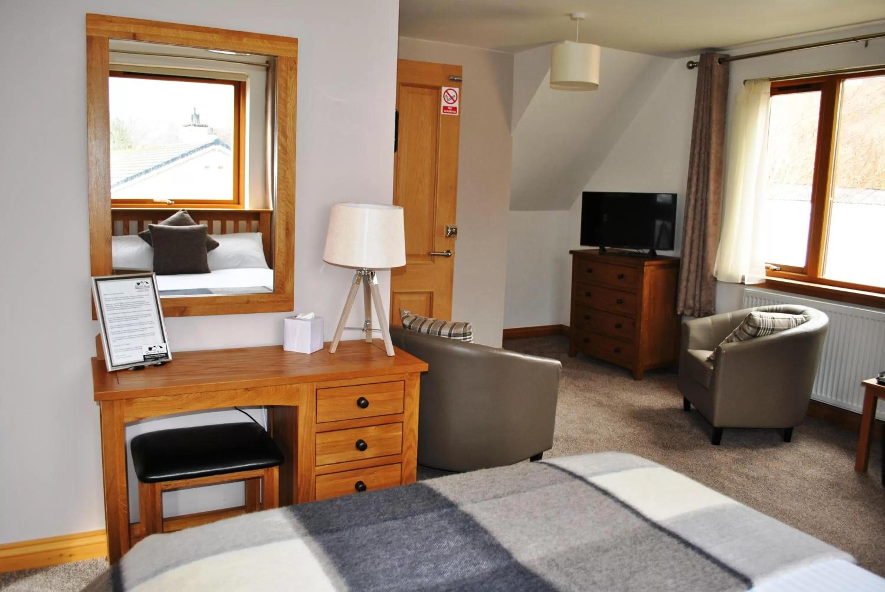 Bed in Orchard House Bed and Breakfast