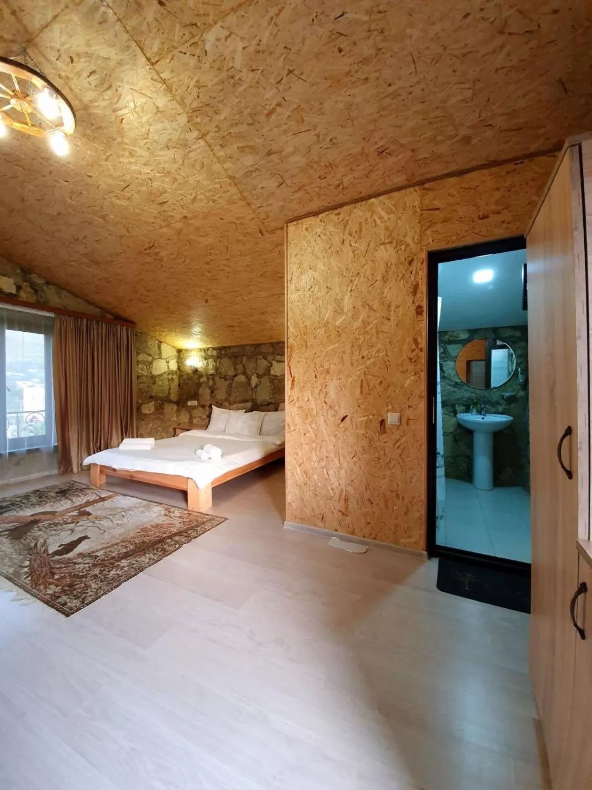 Toilet, Bed in Guest House Ijevan's Garden