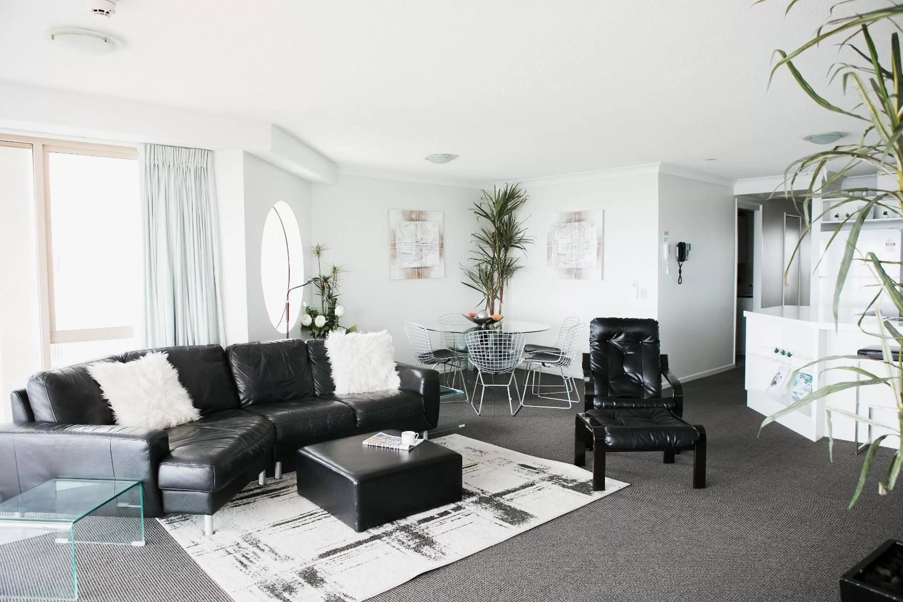Living room in Osprey Apartments