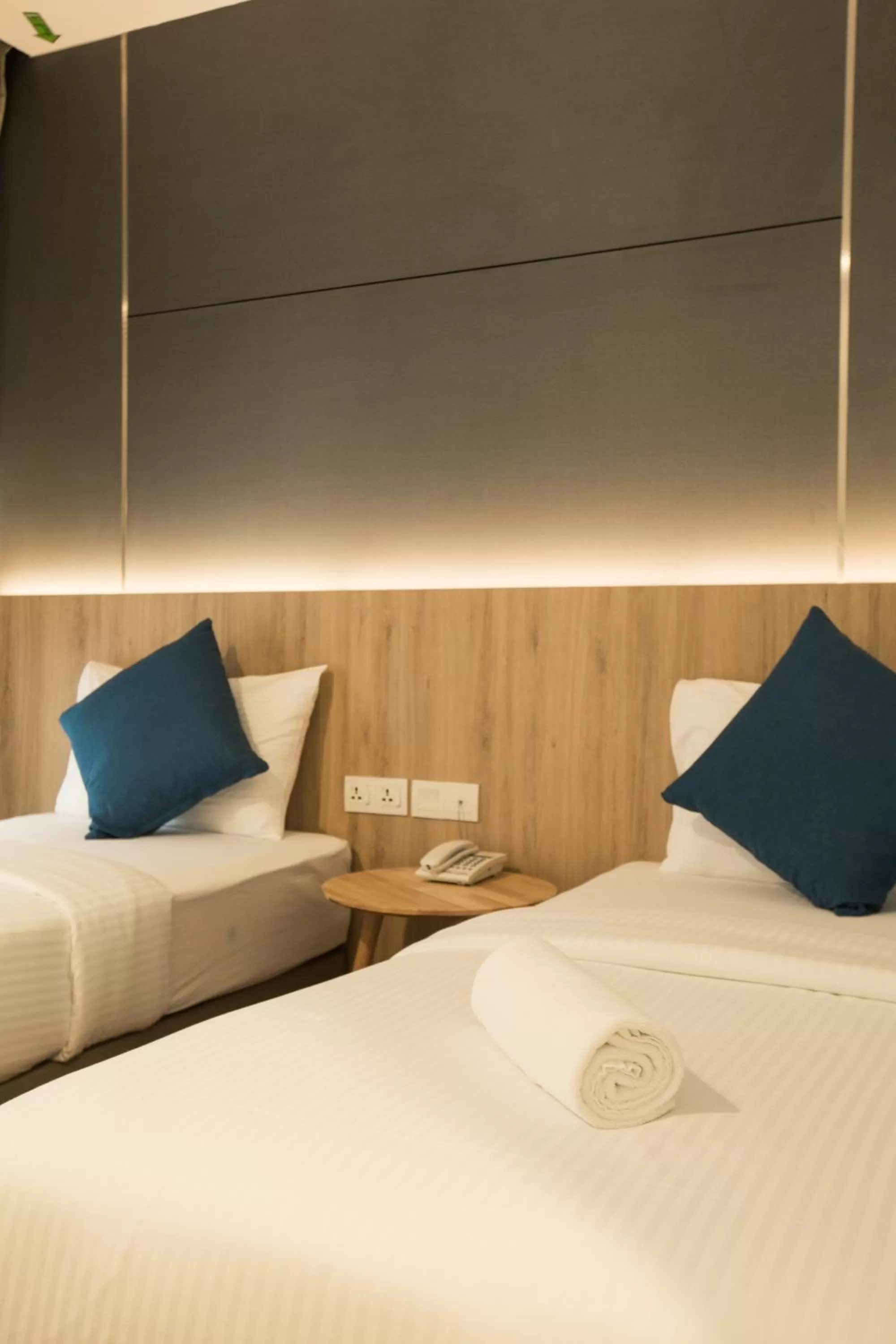 Bed in HOTEL CIQ, JALAN TRUS