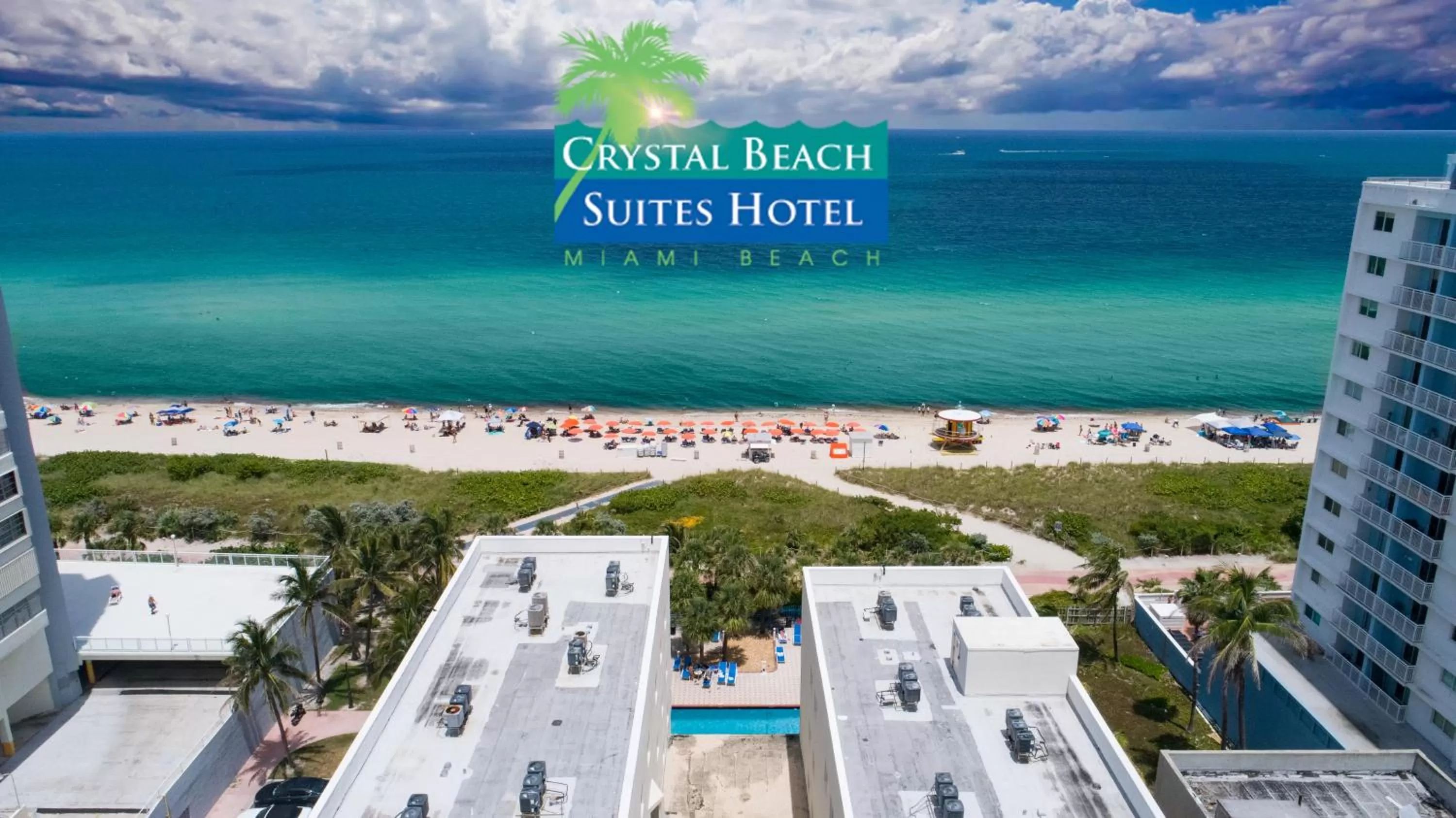Bird's eye view in Crystal Beach Suites Miami Oceanfront Hotel
