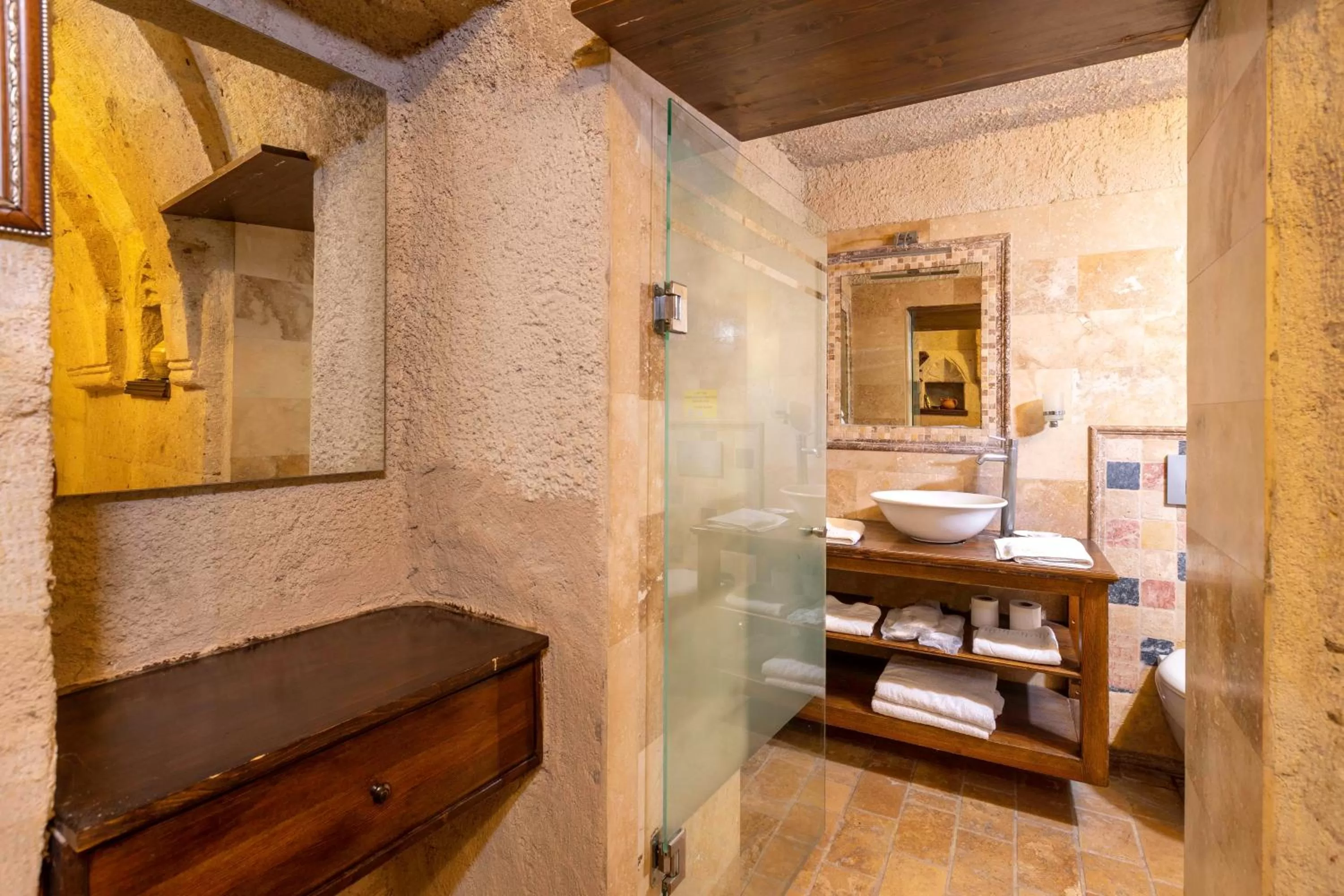 Bathroom in Adora Cave Suites -