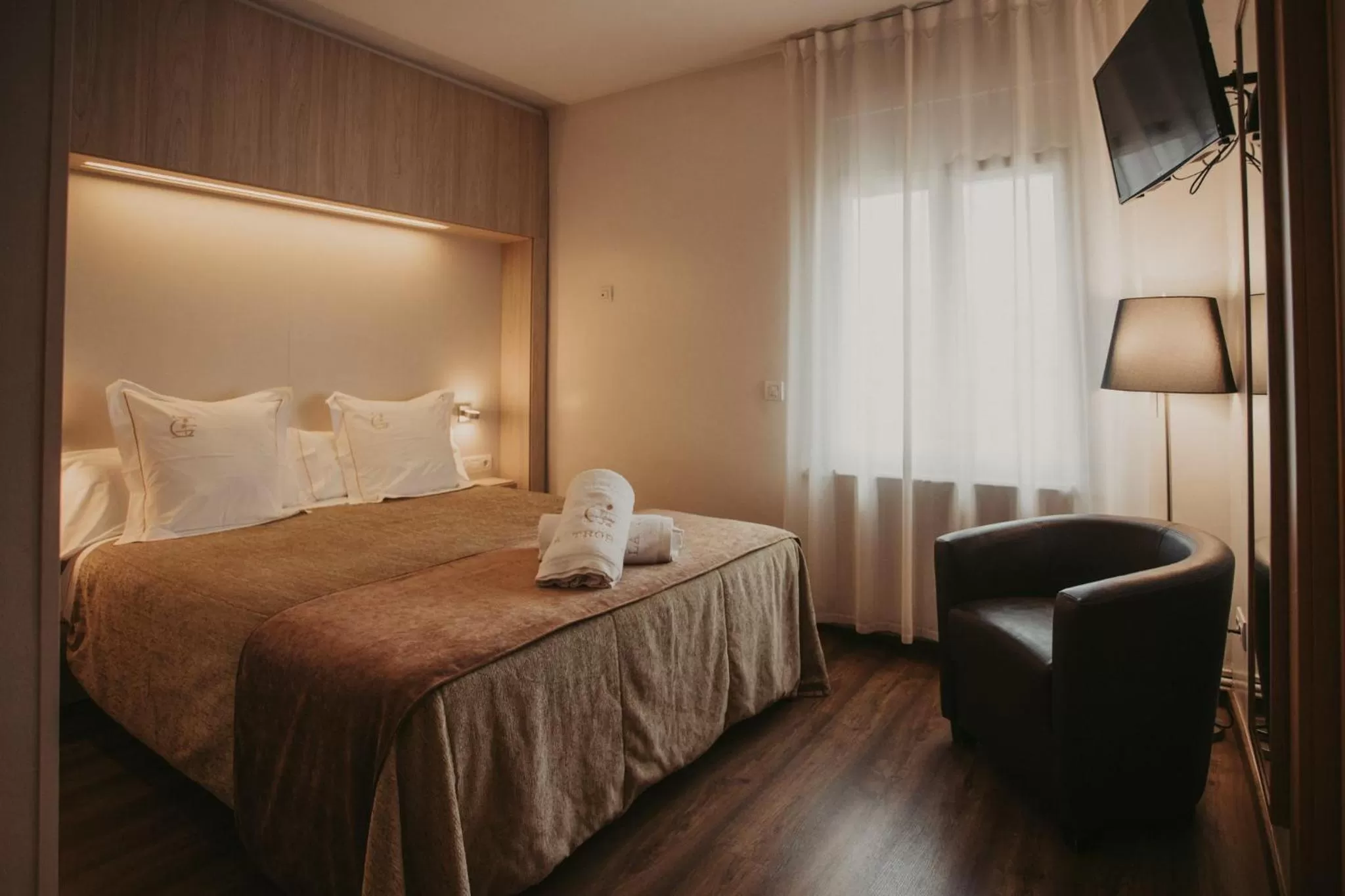 Bed in La Trobada Hotel Boutique