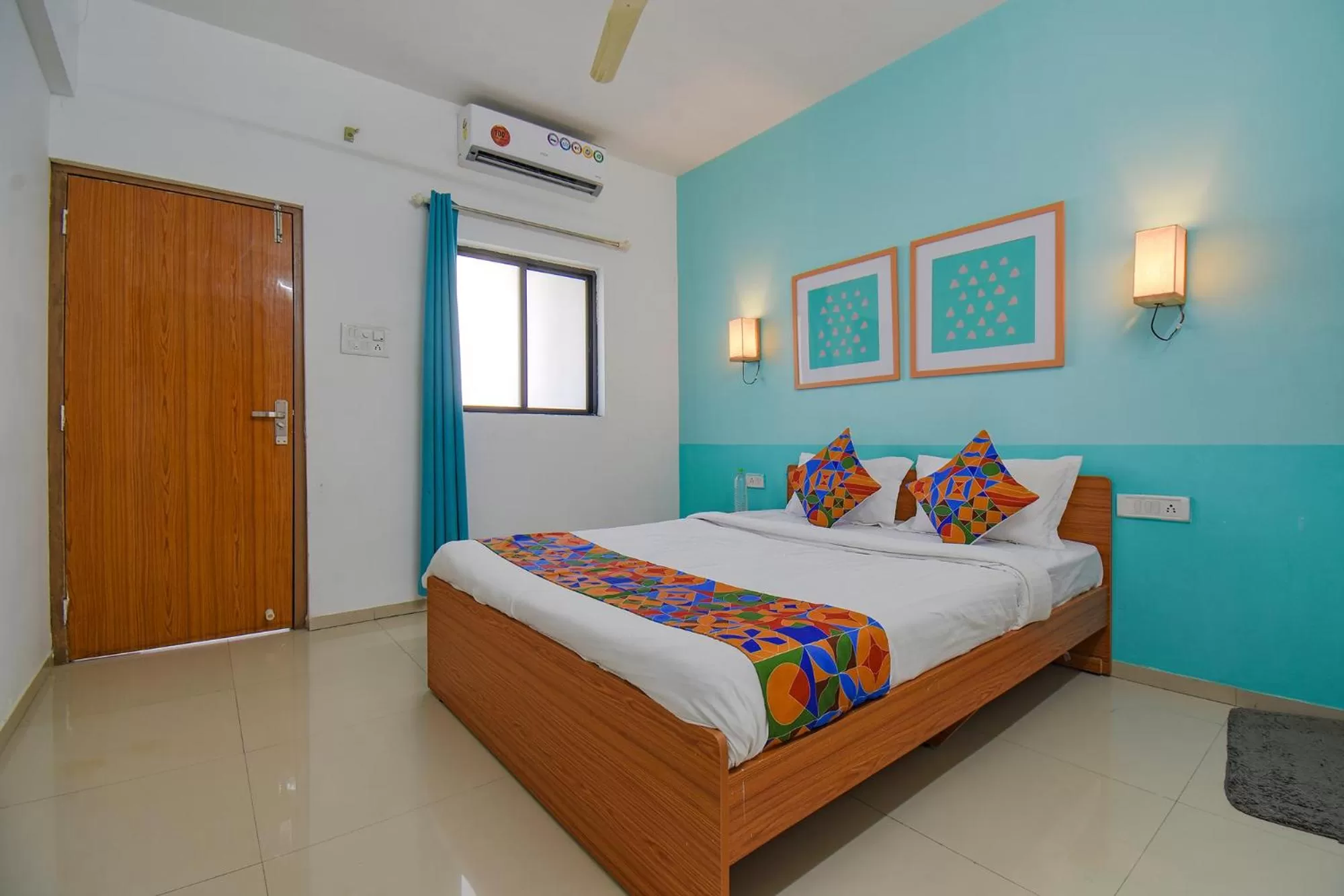 Photo of the whole room, Bed in FabHotel Aakiyo