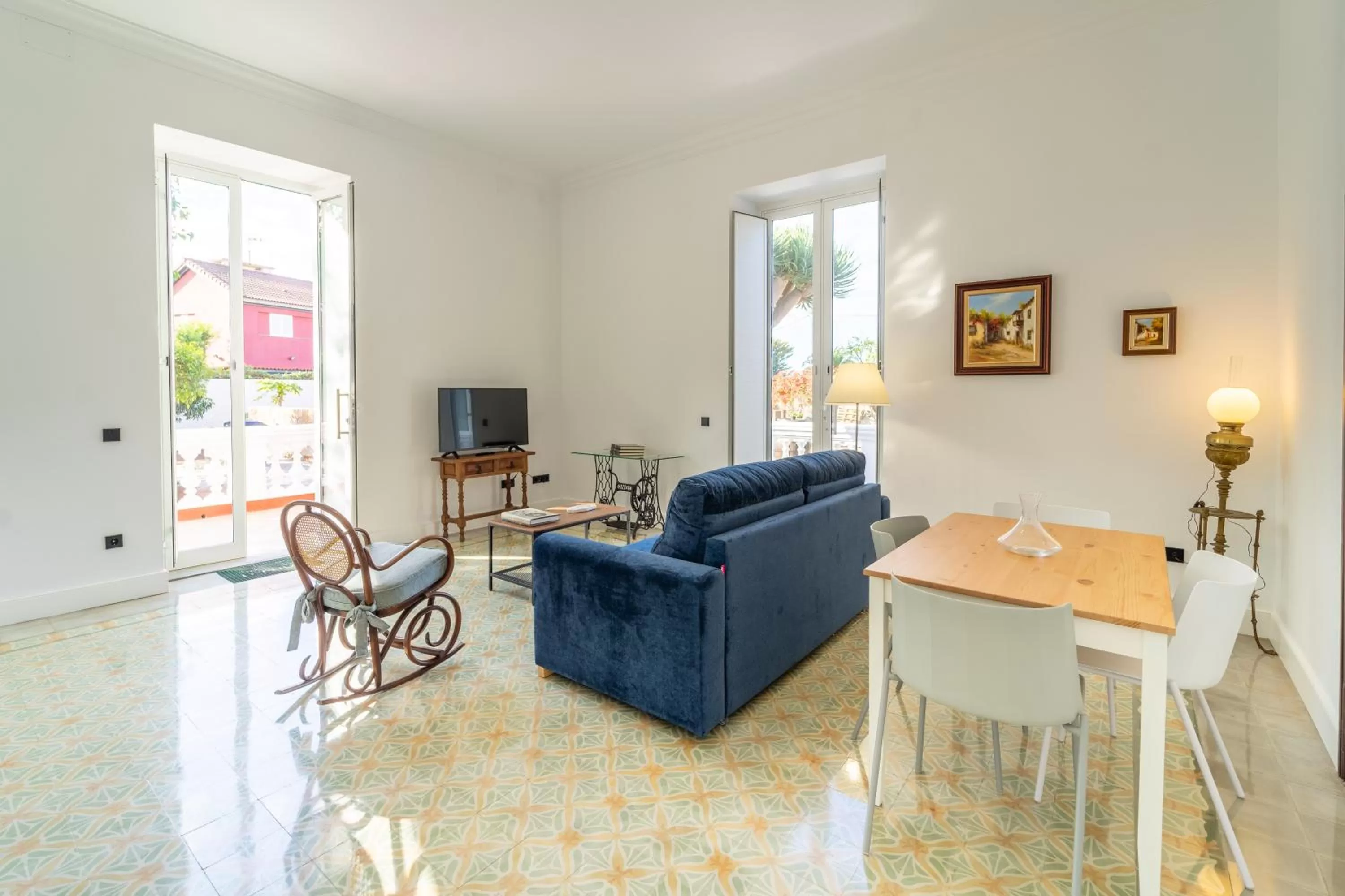 Living room in Albor Suites