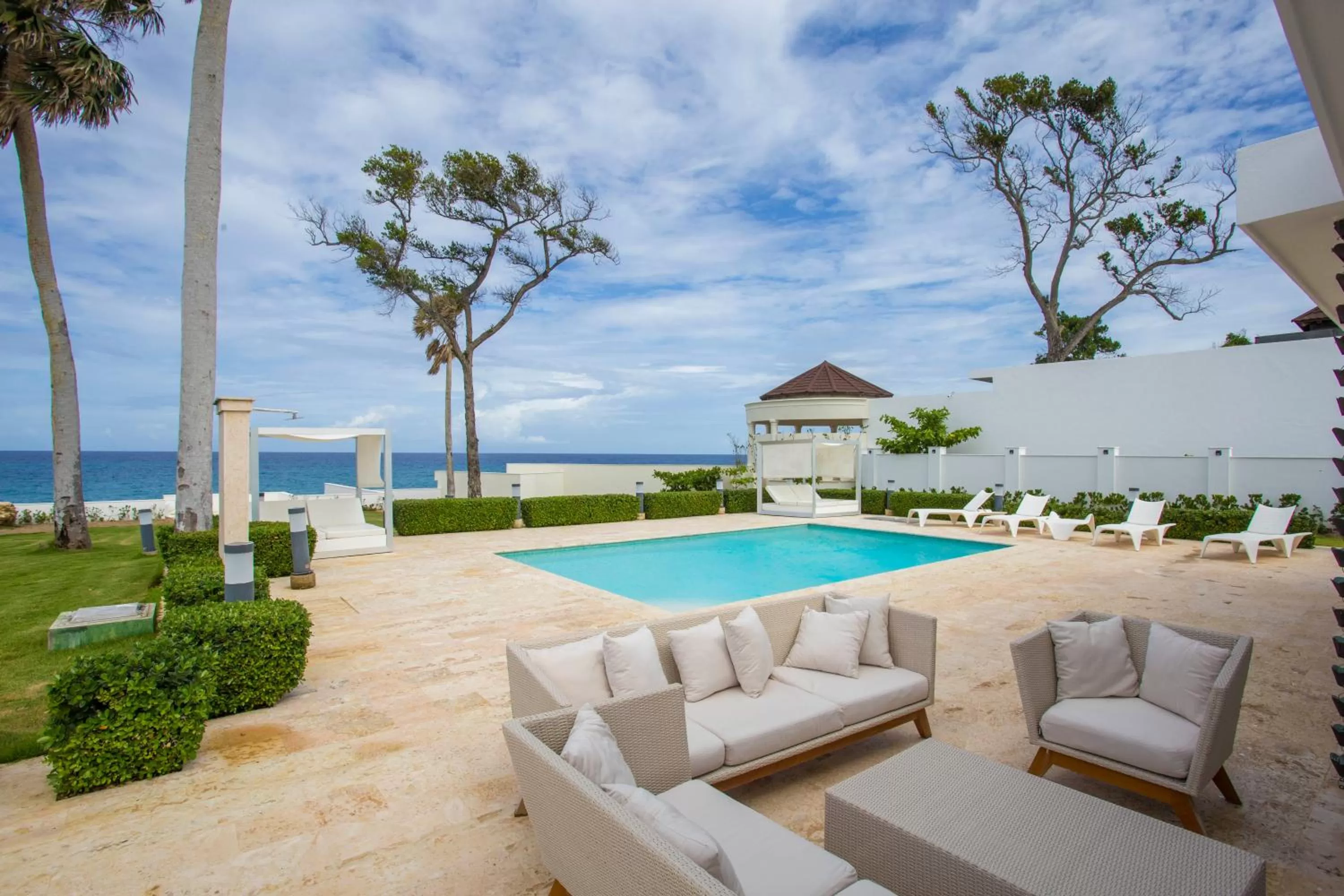 Patio, Swimming Pool in Ocean Village Deluxe Resort & Spa