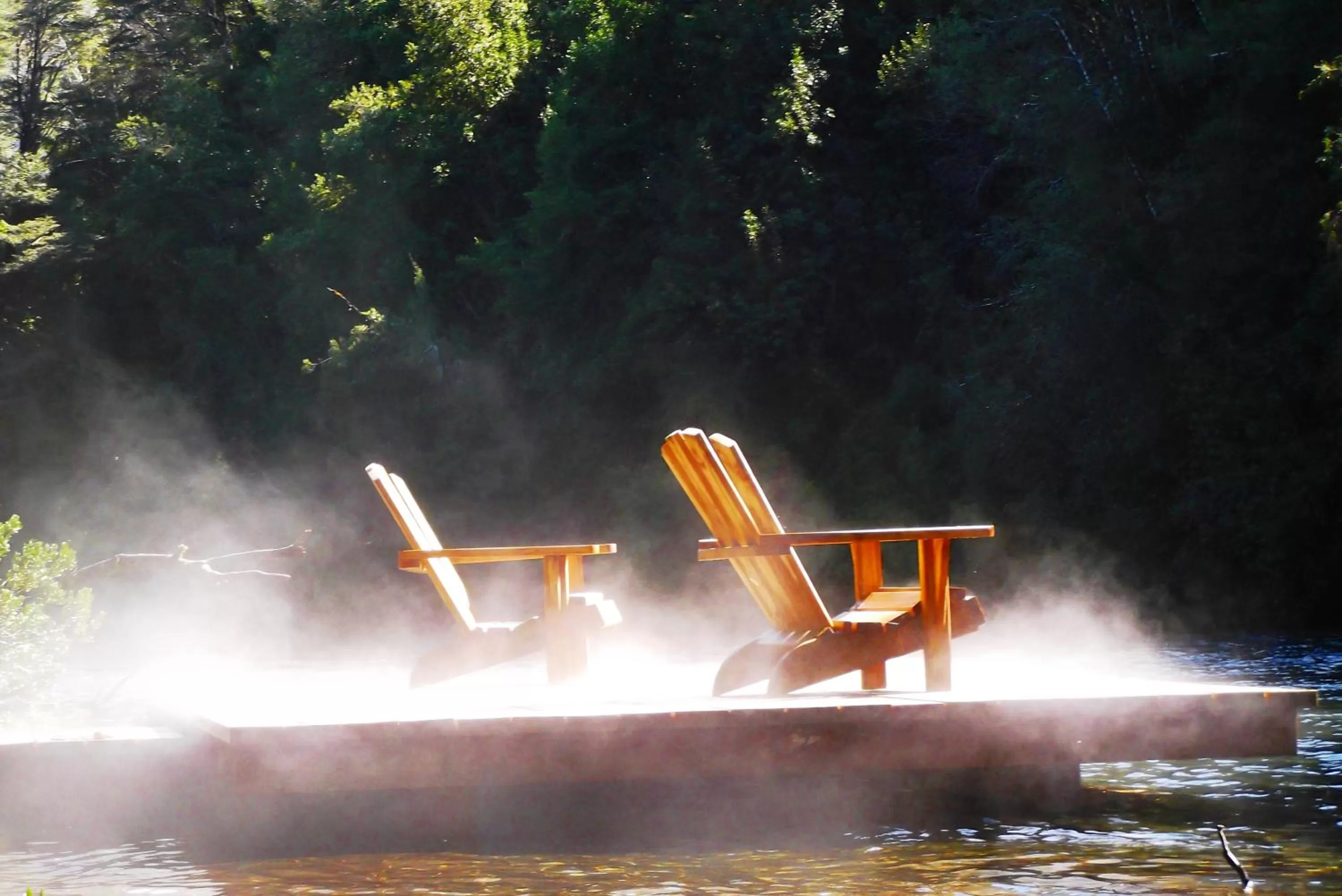 River view in Hotel Salto del Carileufu