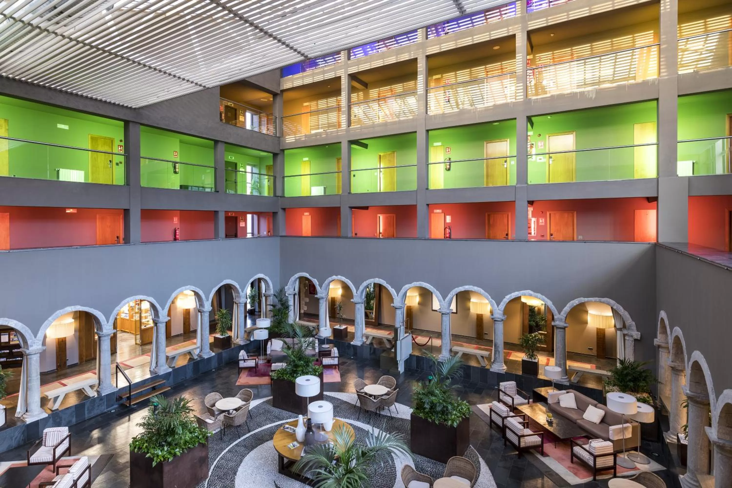 Seating area in Parador De La Seu D'urgell