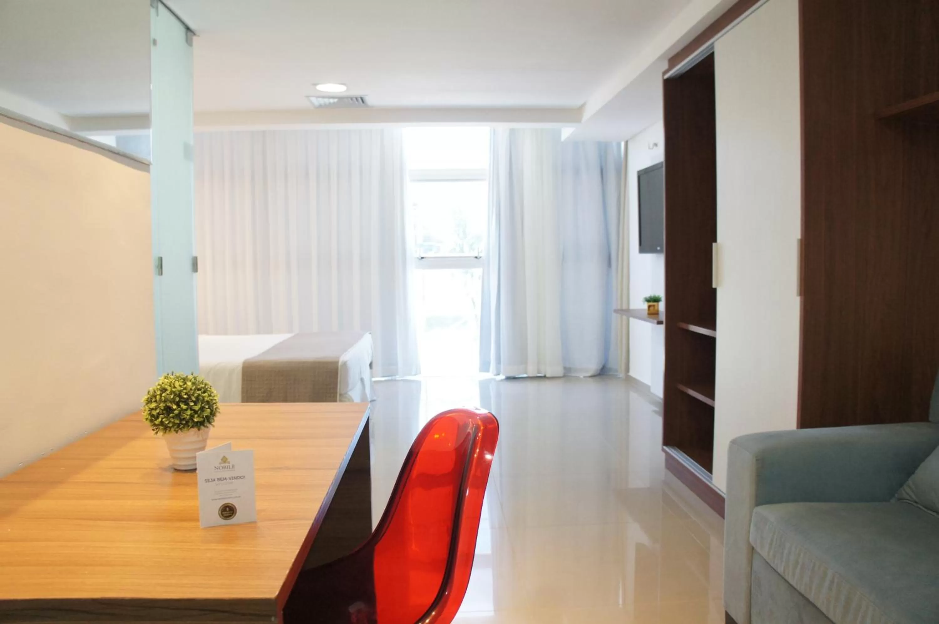 Living room in Nobile Suítes Tambaú