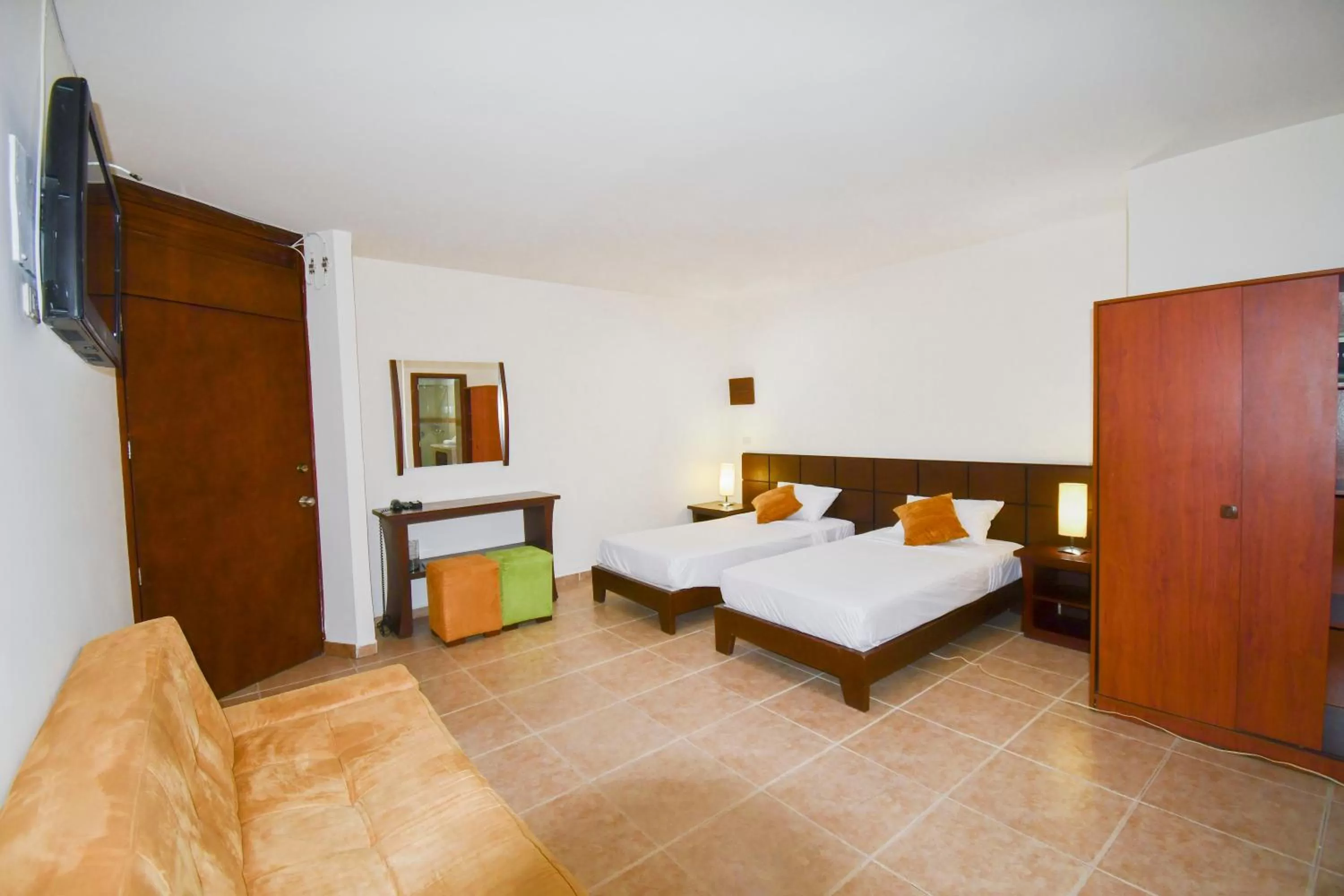 Bed in Hotel Mónaco Armenia