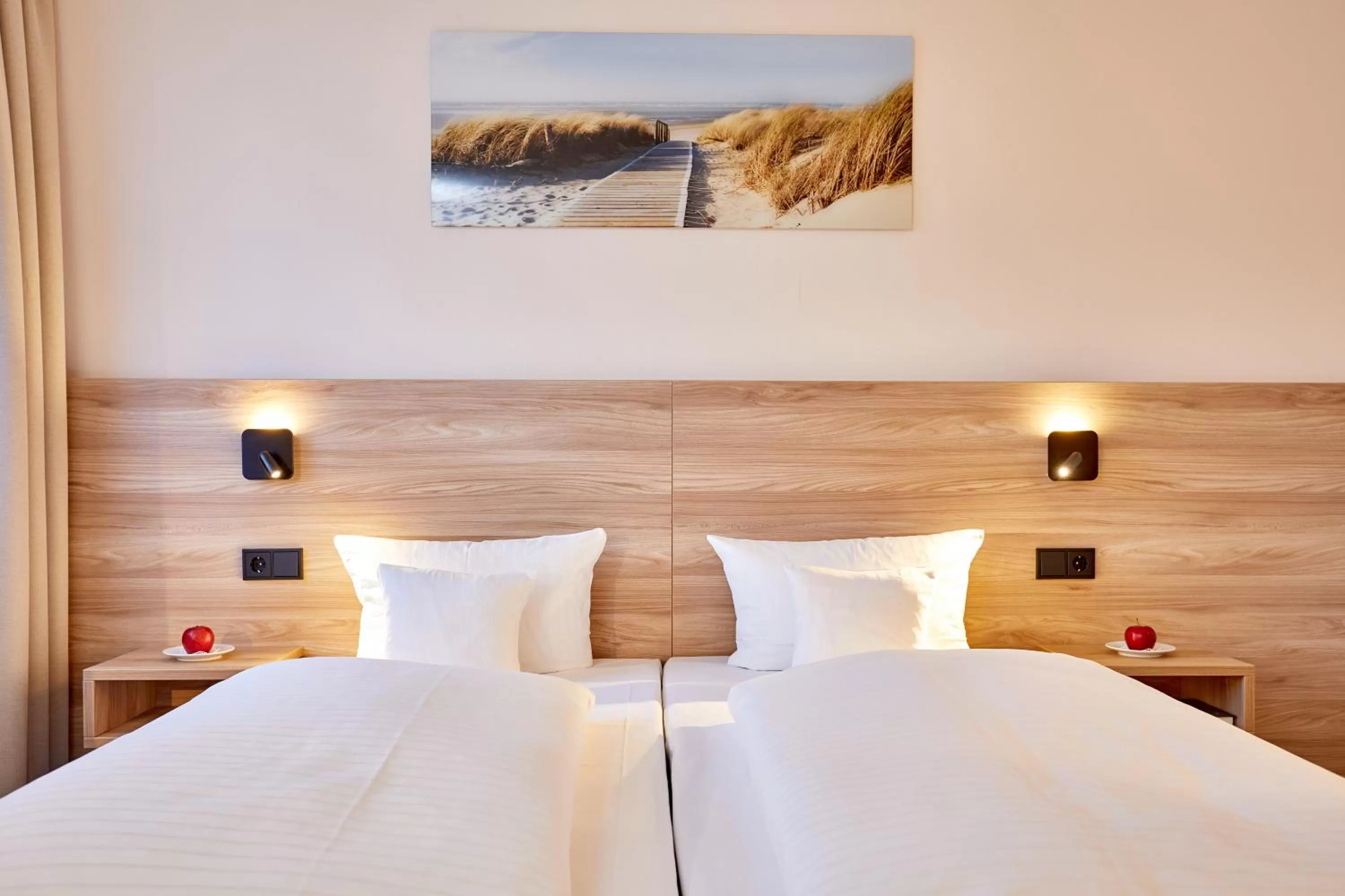 Bed in Hotel Linderhof