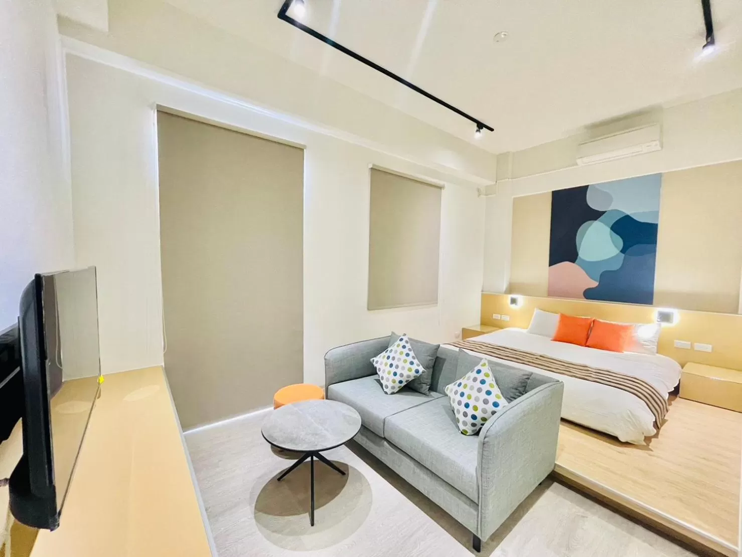 Living room in Beachcastle & Sea View Villa