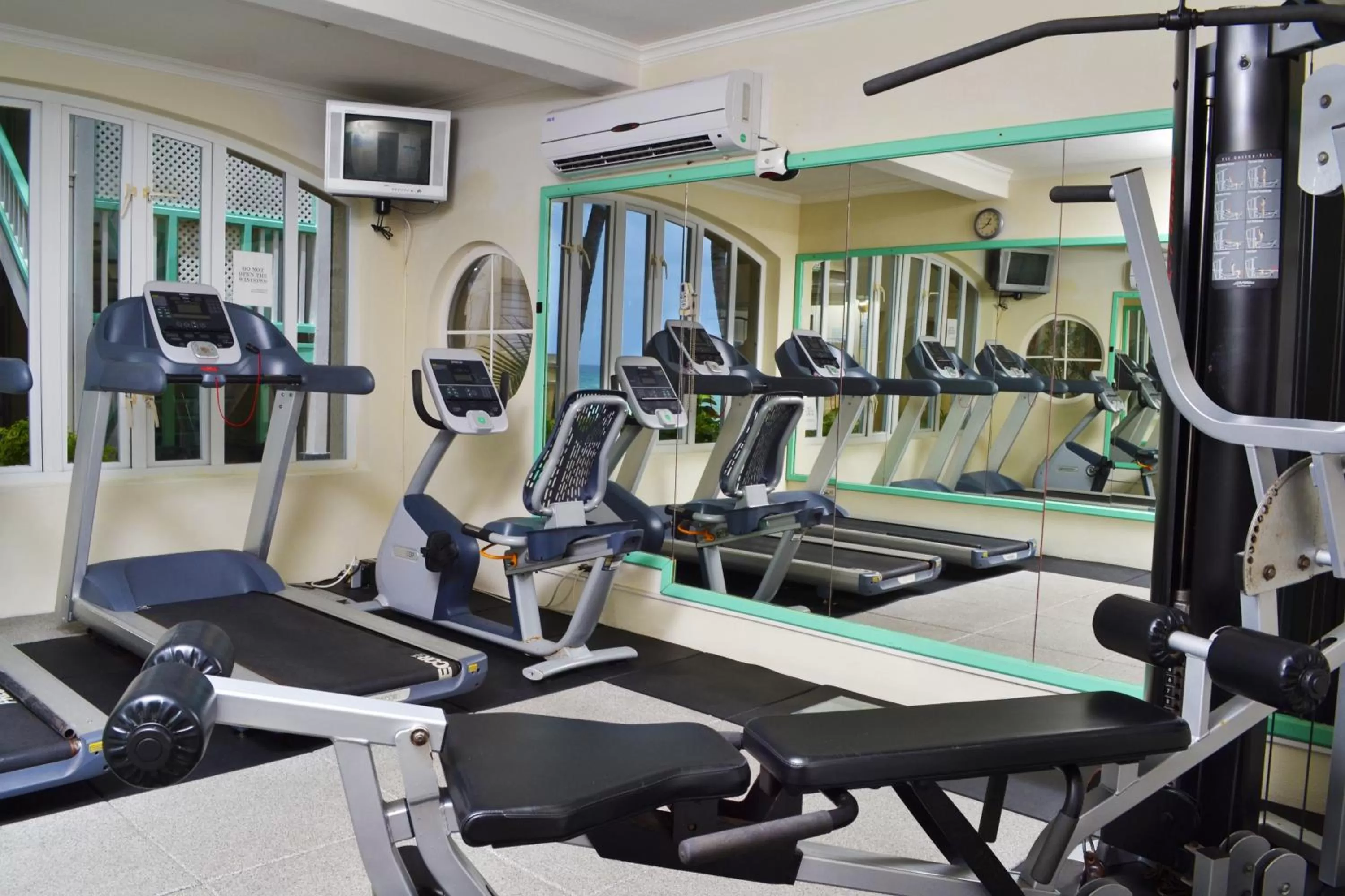 Fitness centre/facilities in Coral Mist Beach Hotel