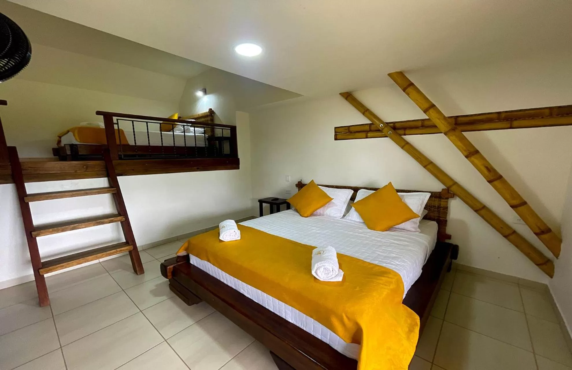 Bed in La Victoria Hotel Campestre