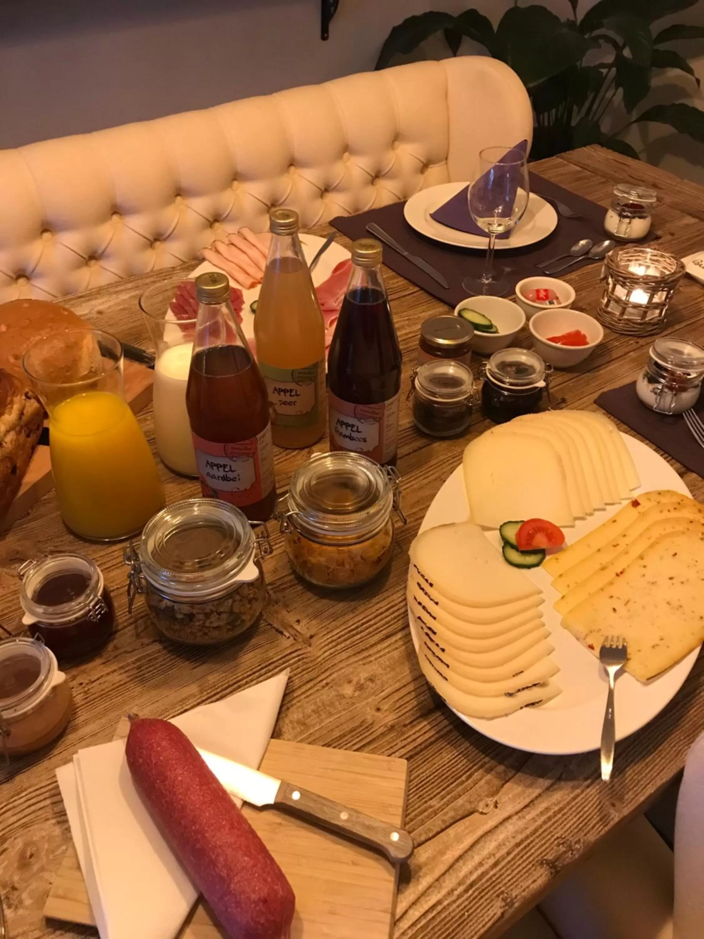 Continental breakfast in B&B Holset70