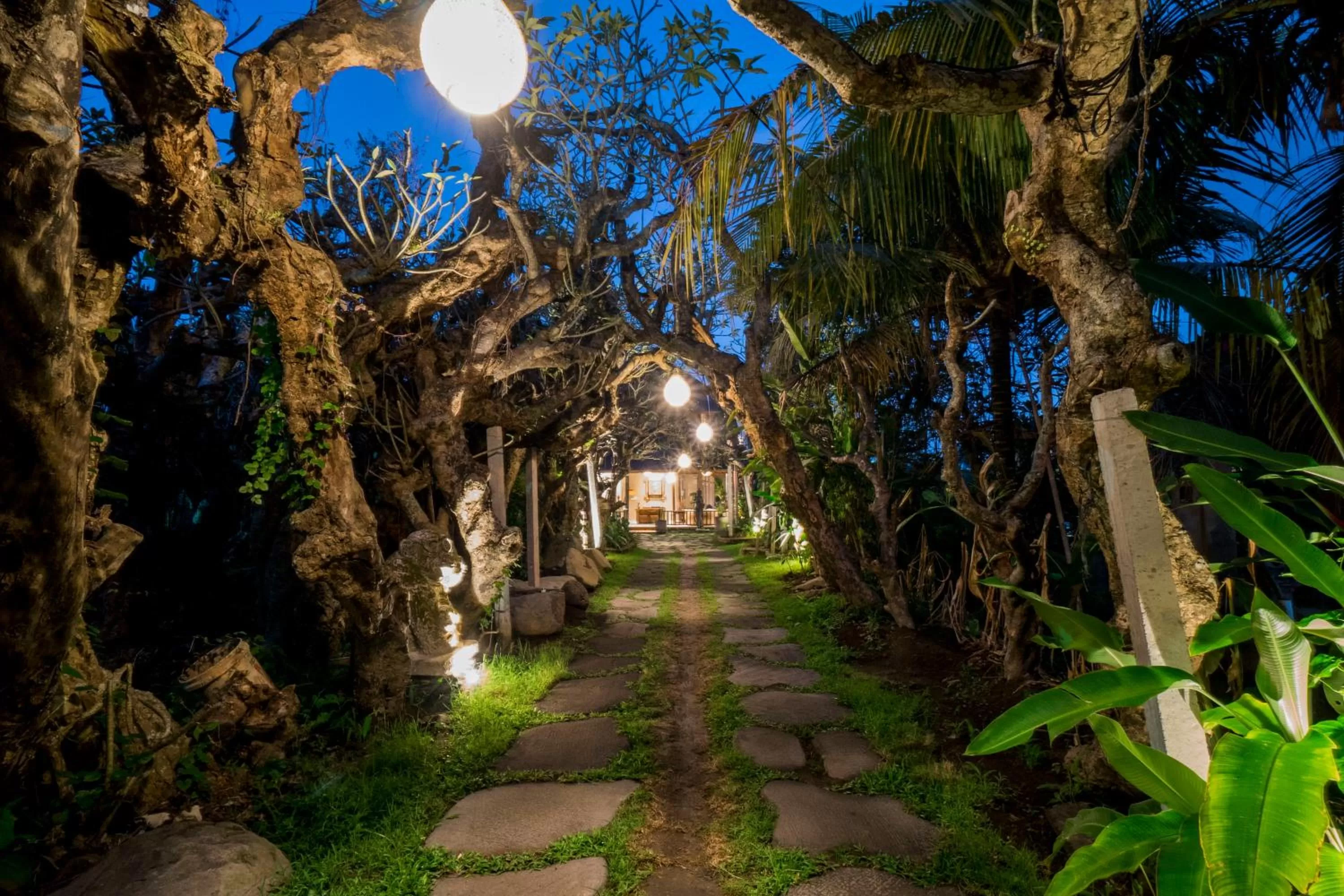 Garden in Gerindem Cottages