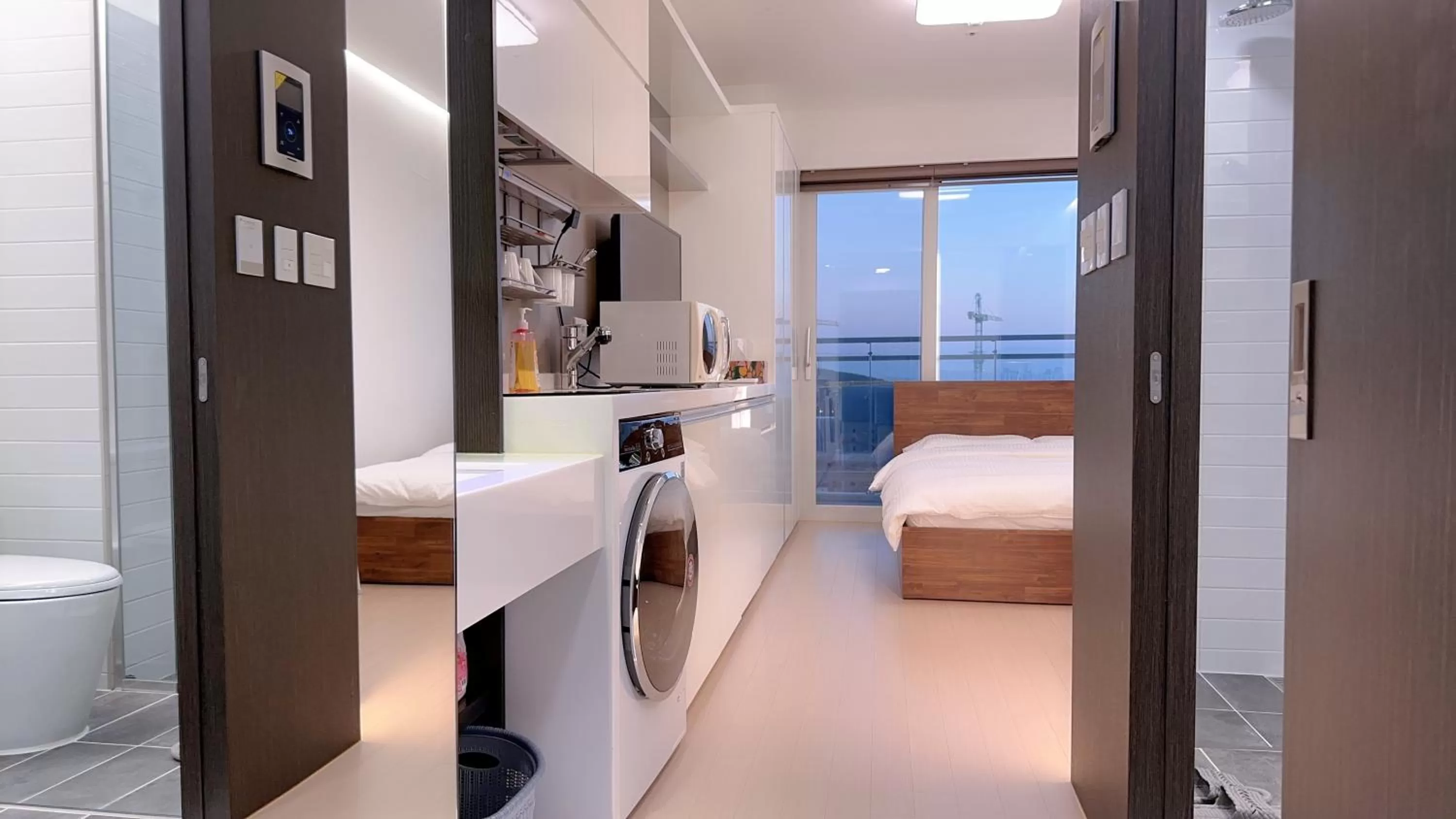 Bed in Shine Hotel Incheon Airport