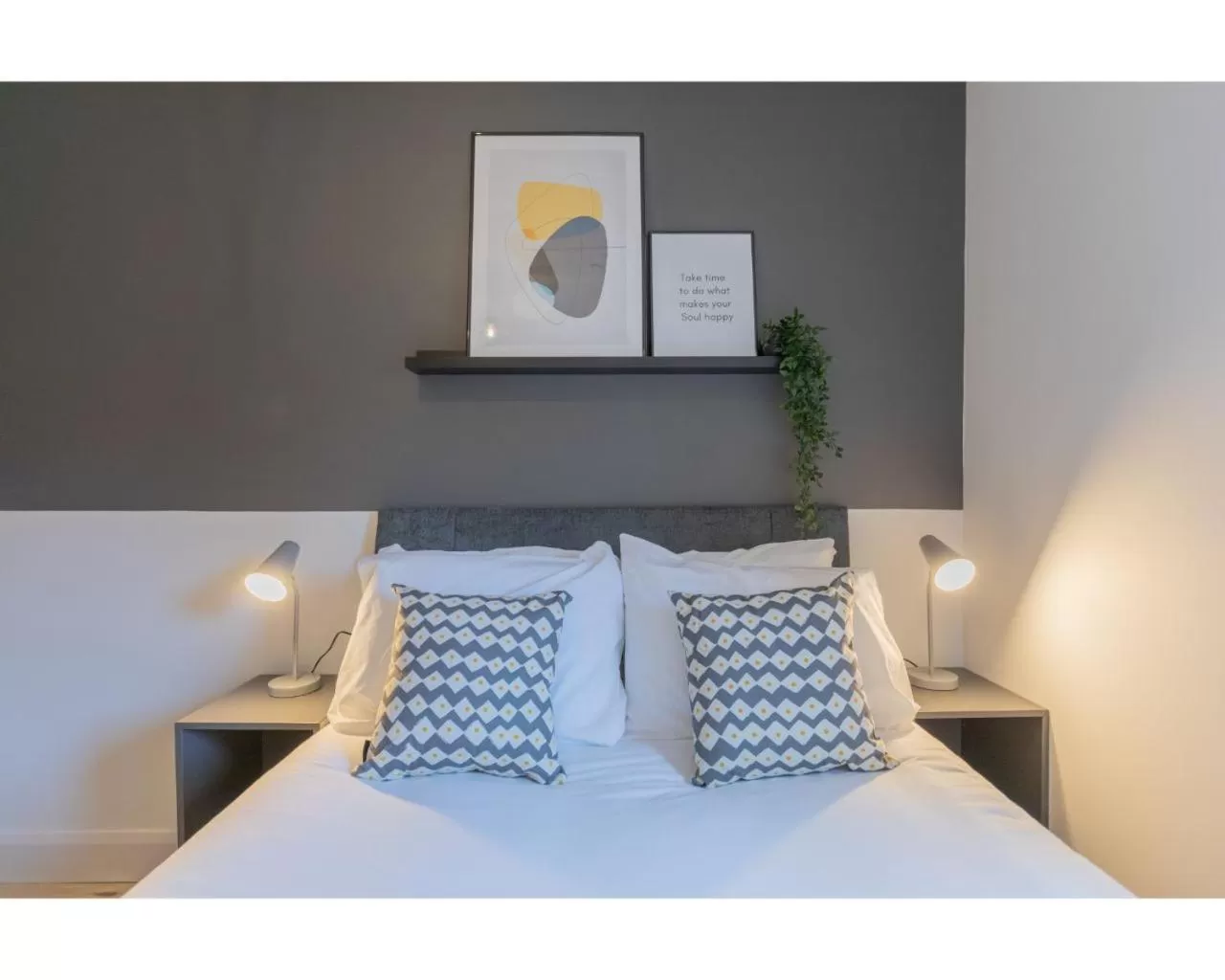 Bedroom in Central Belfast Apartments Camden Street