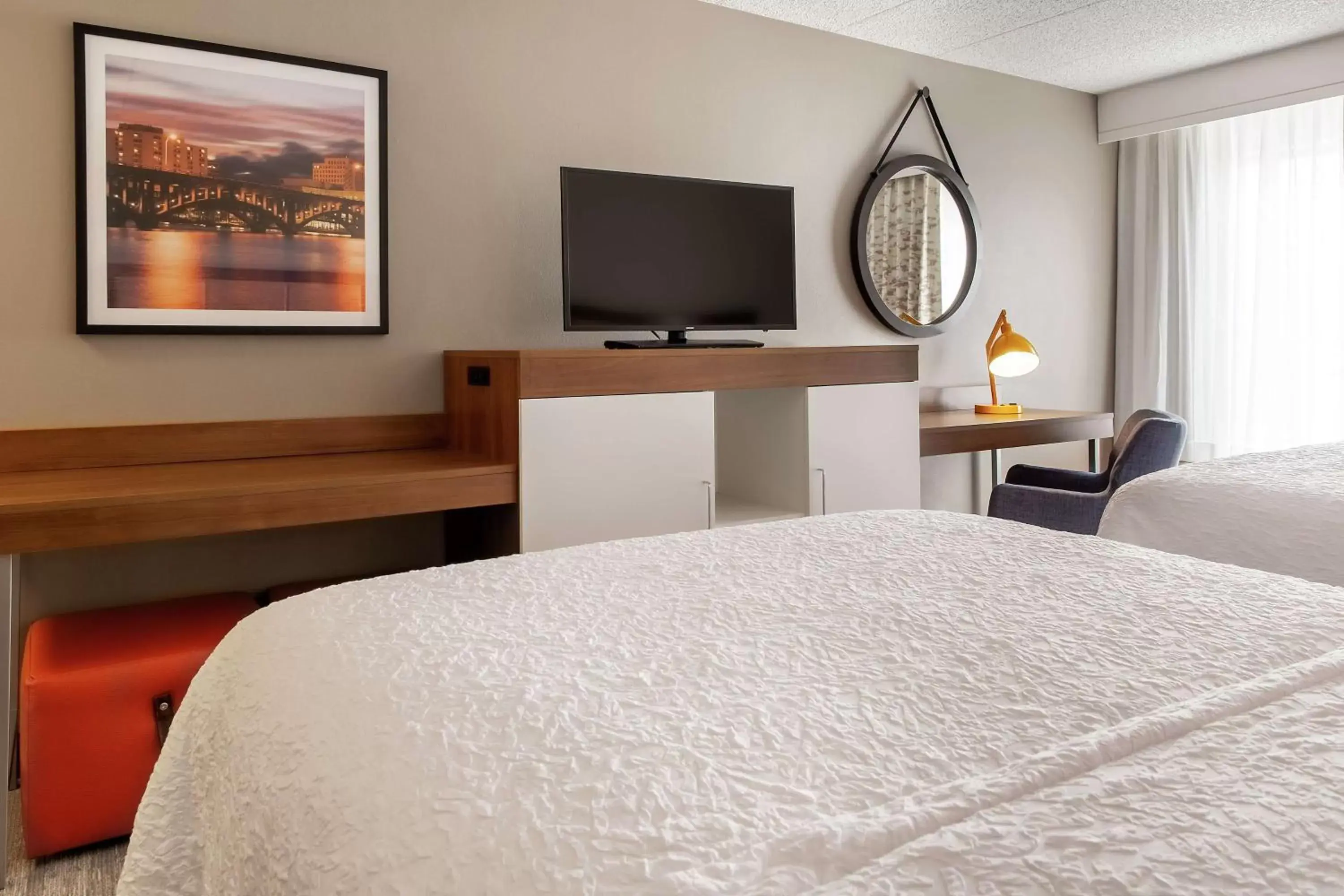 Double Room with Two Double Beds - Hearing Accessible in Hampton Inn Rockford Double Room with Two Double Beds - Hearing Accessible in Hampton Inn Rockford