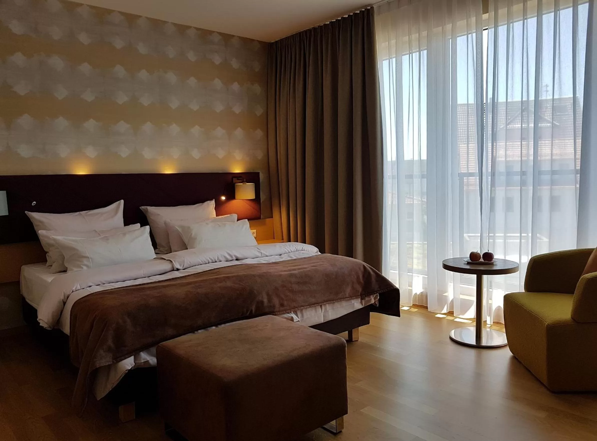 Bed in Restaurant & Hotel Einhorn