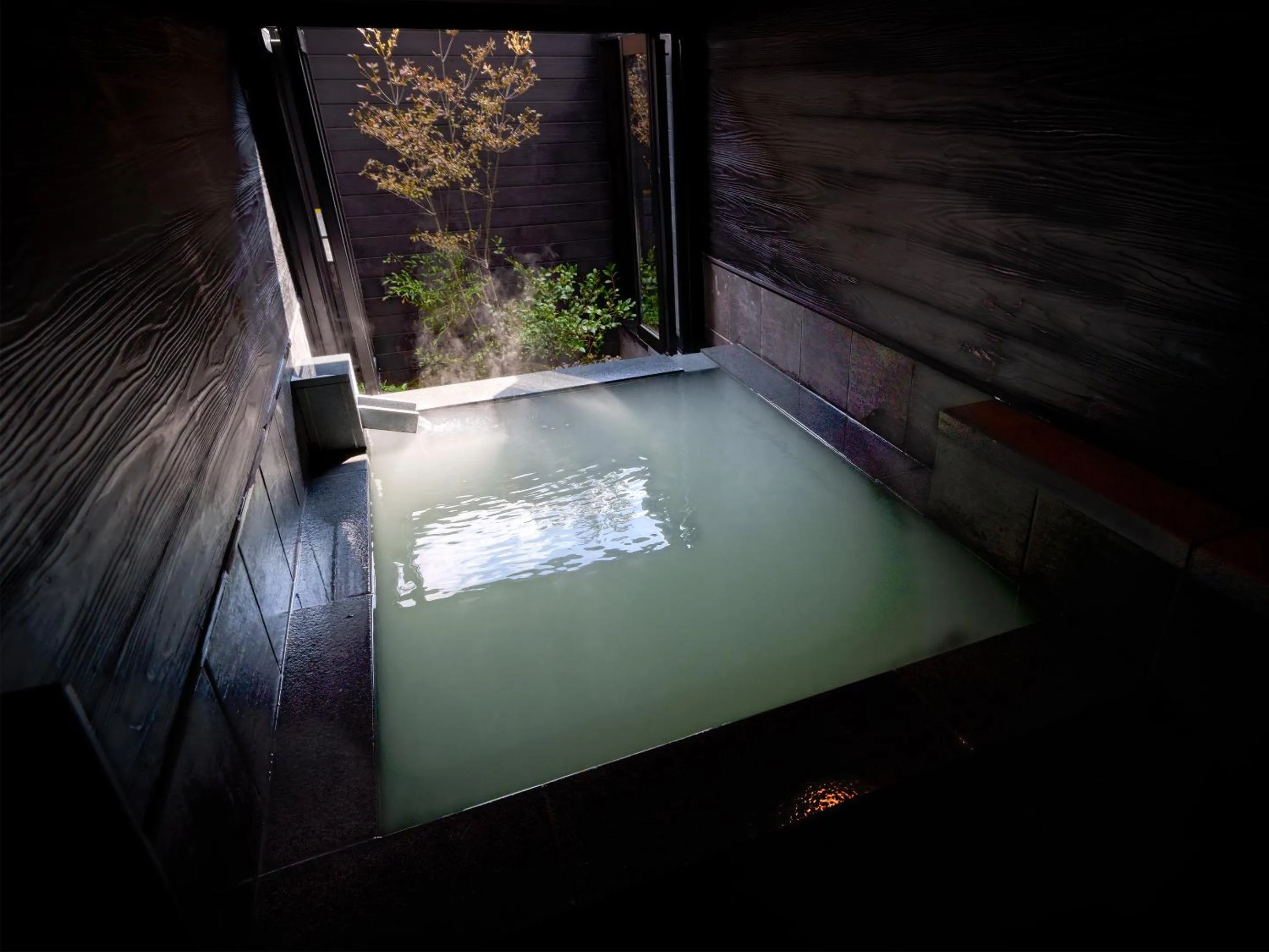 Hot Spring Bath in Unzen Miyazaki Ryokan