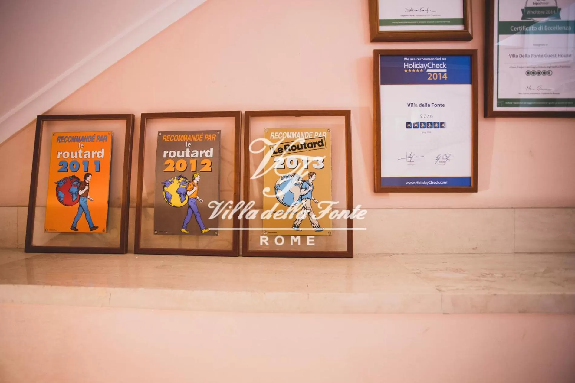 Certificate/Award in Villa della Fonte