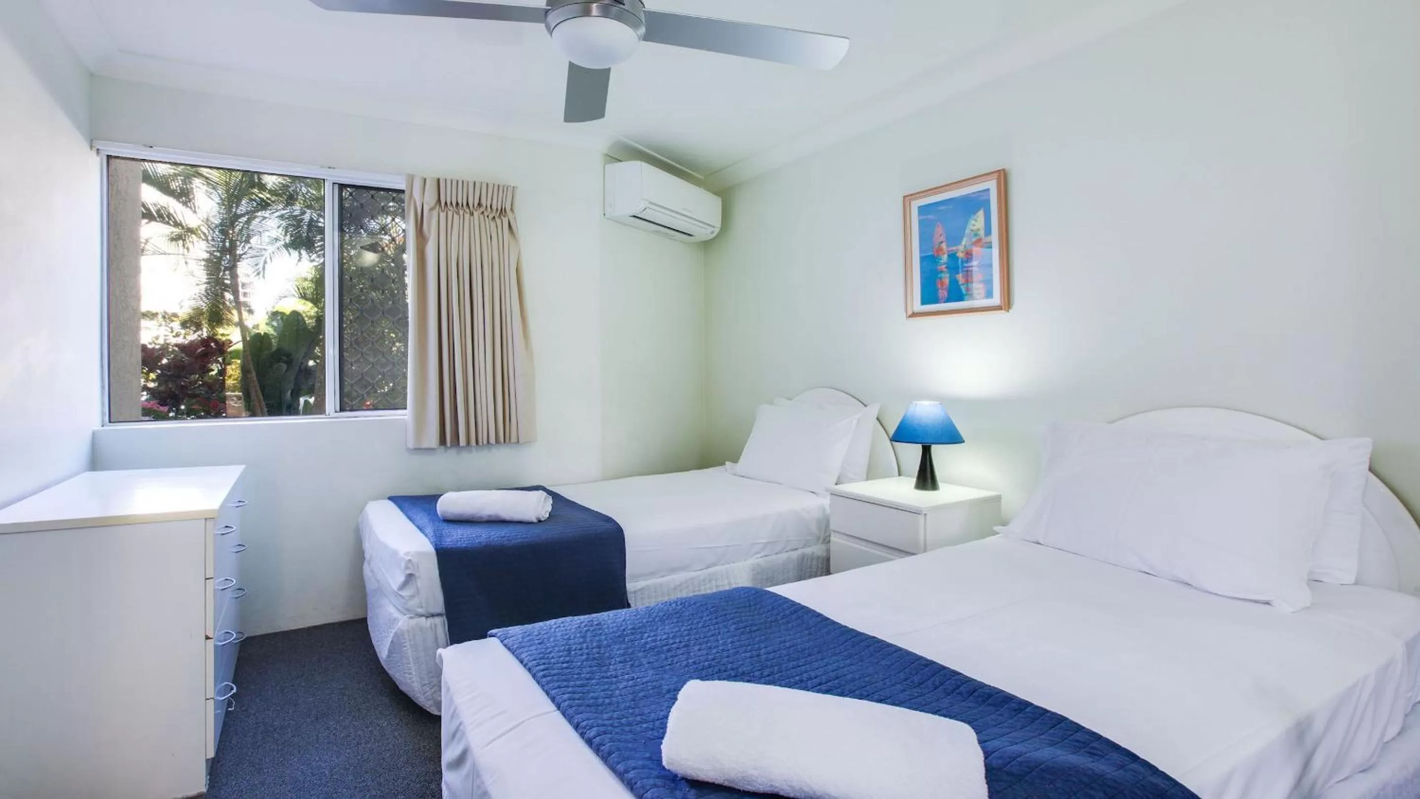 Bed in Mari Court Resort