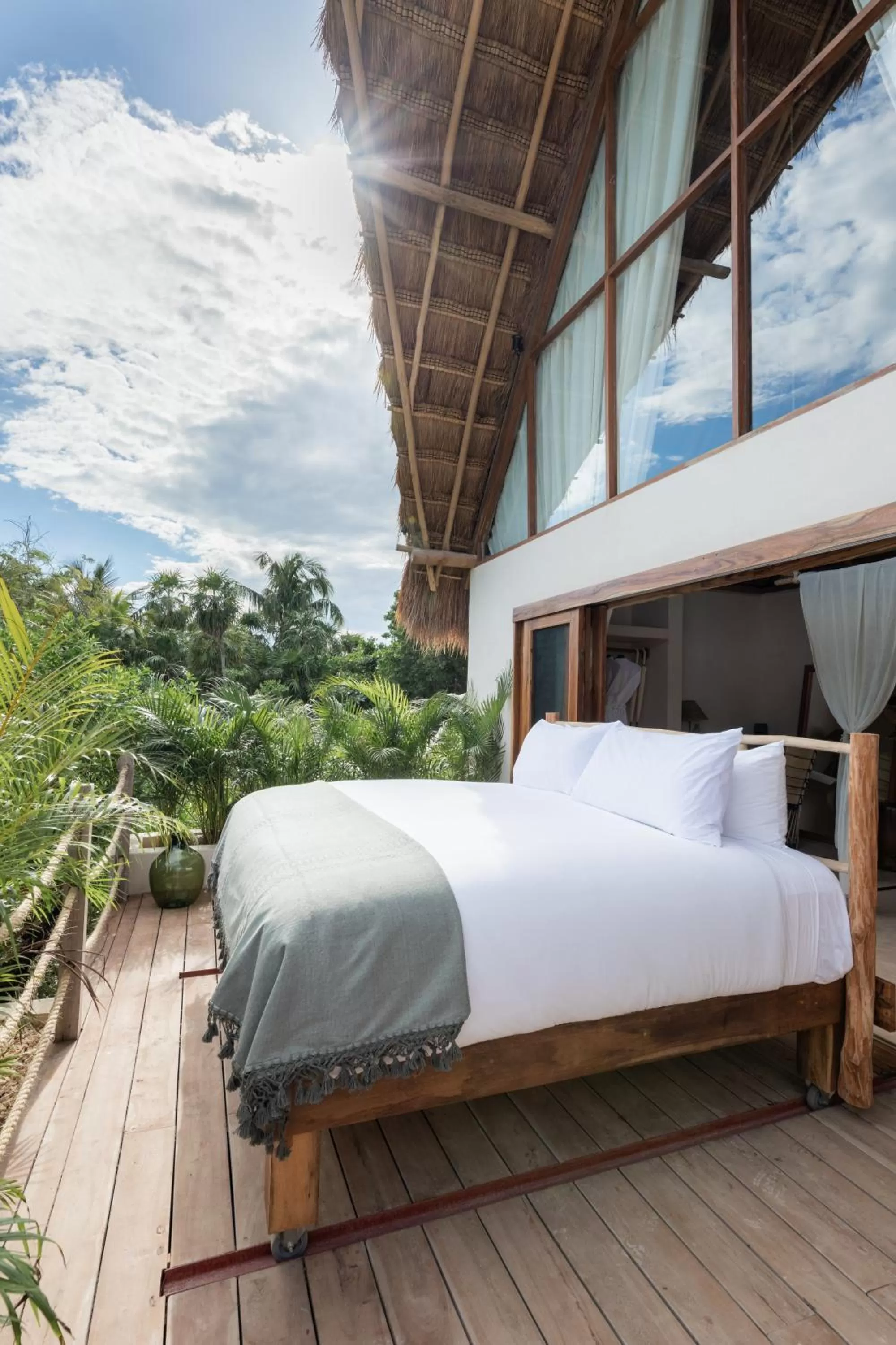 Balcony/Terrace, Bed in La Valise Tulum, Member of Small Luxury Hotels