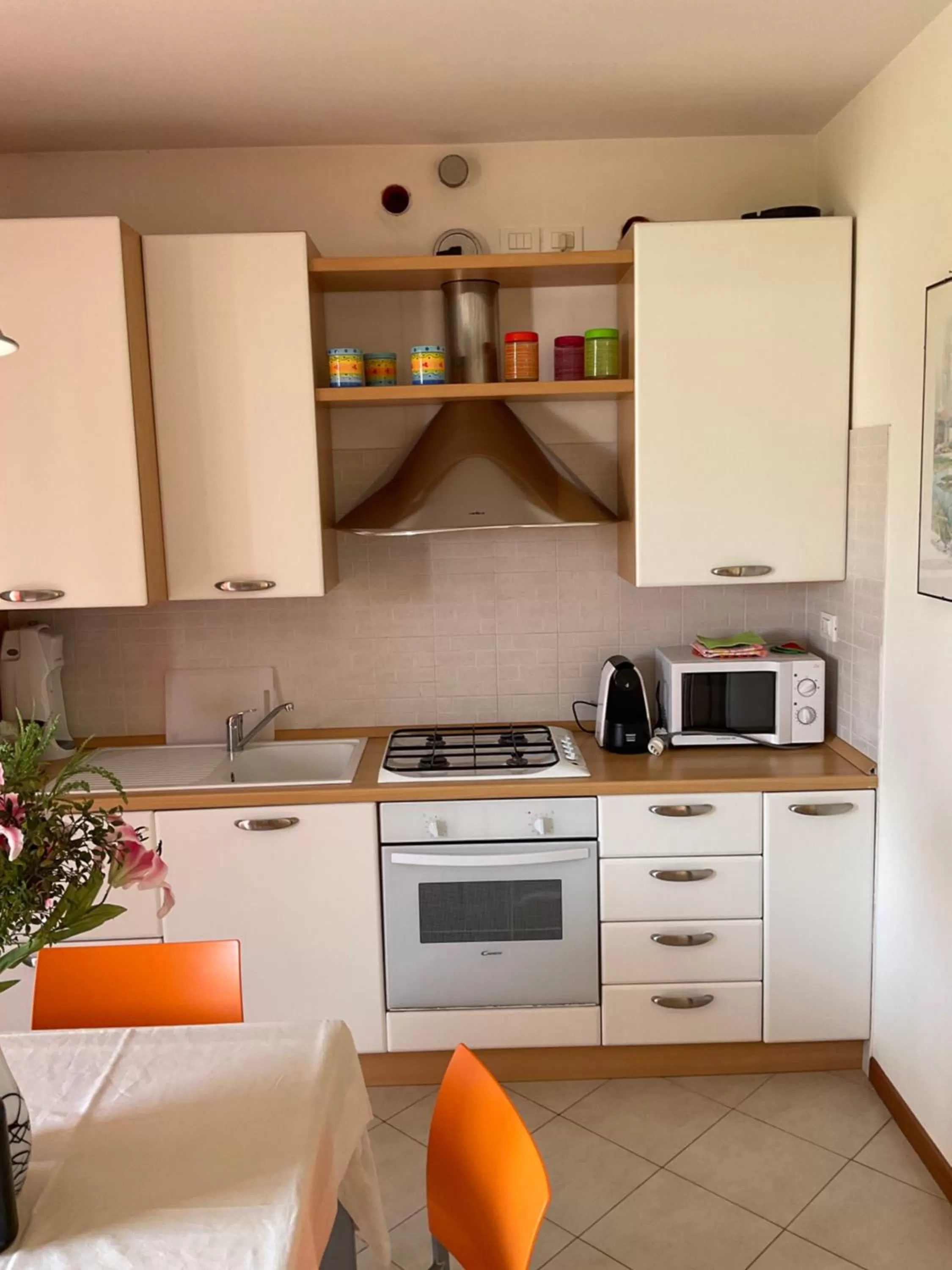 Kitchen/Kitchenette in Villaggio dei Fiori Apart- Hotel 3 Stars - Family Resort