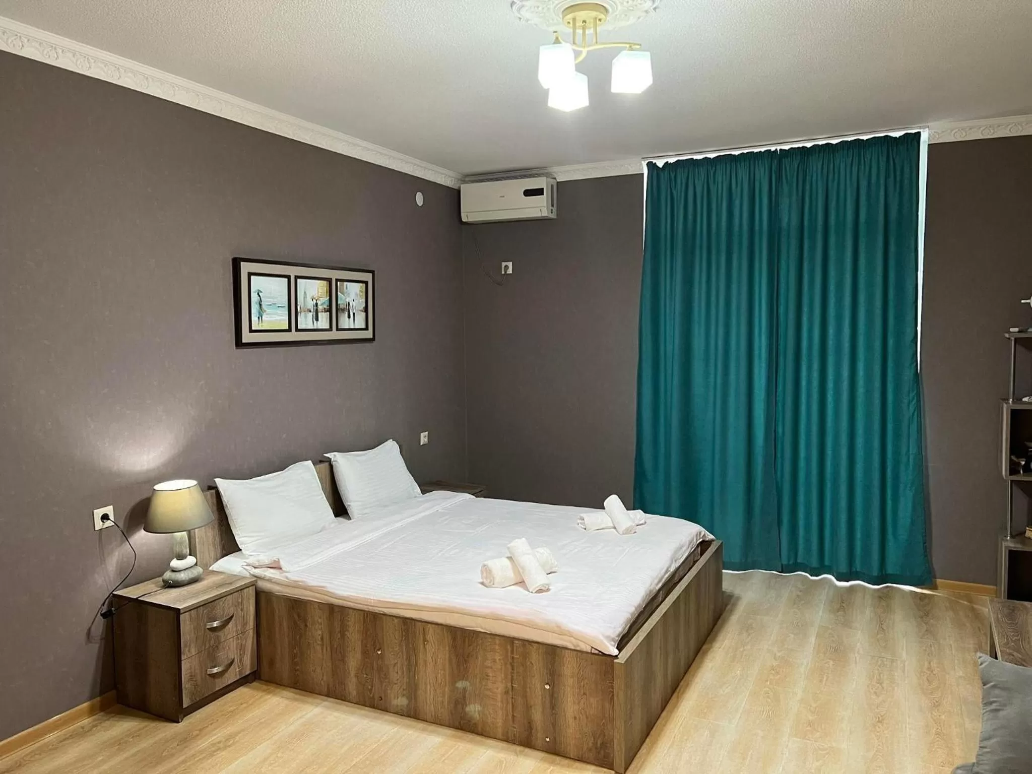 Bed in Aparthotel Holiday Lux Batumi