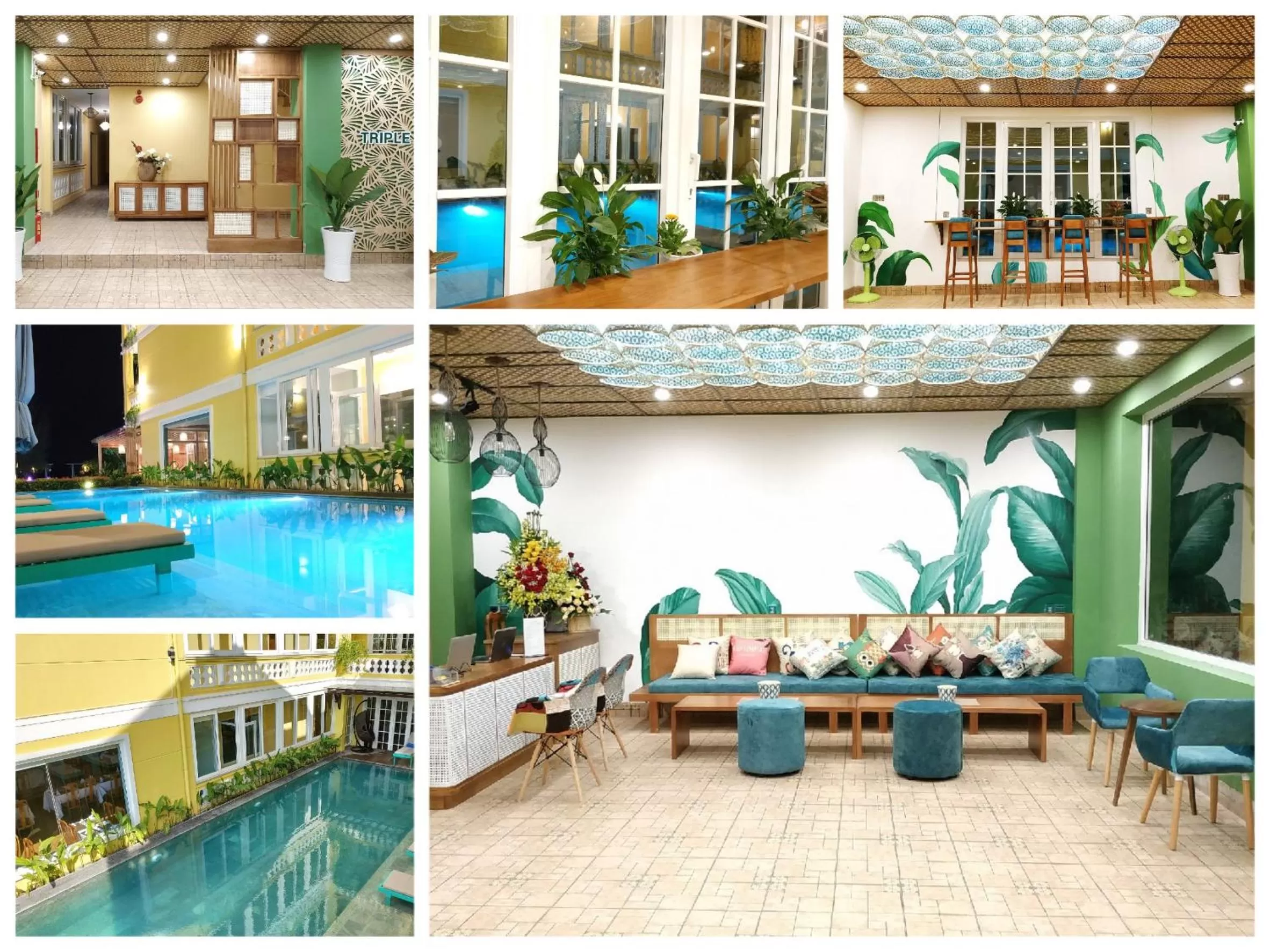 Swimming Pool in TRIPLE Riverside Villa Hotel HoiAn