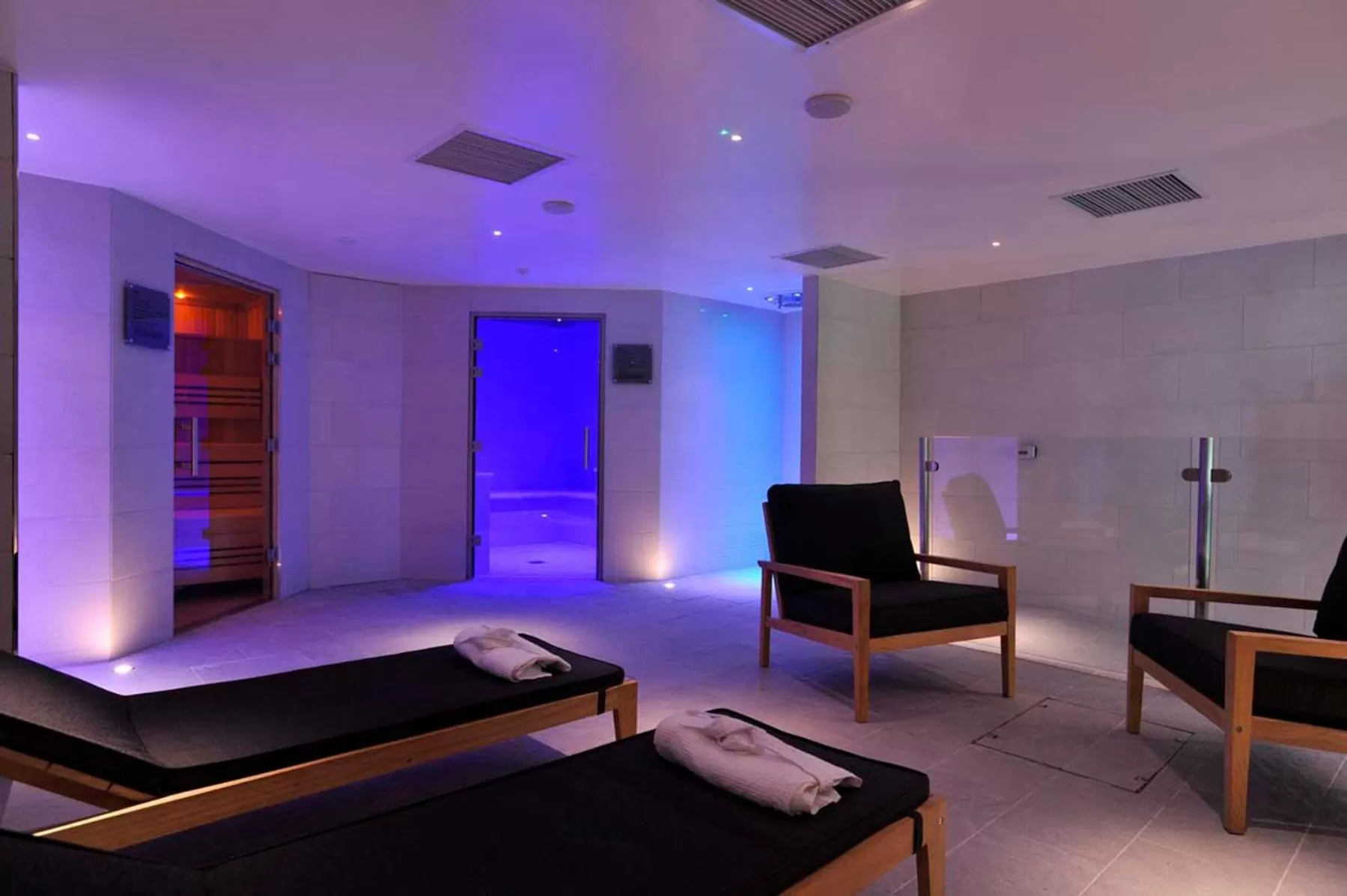 Sauna in The Lensbury Resort