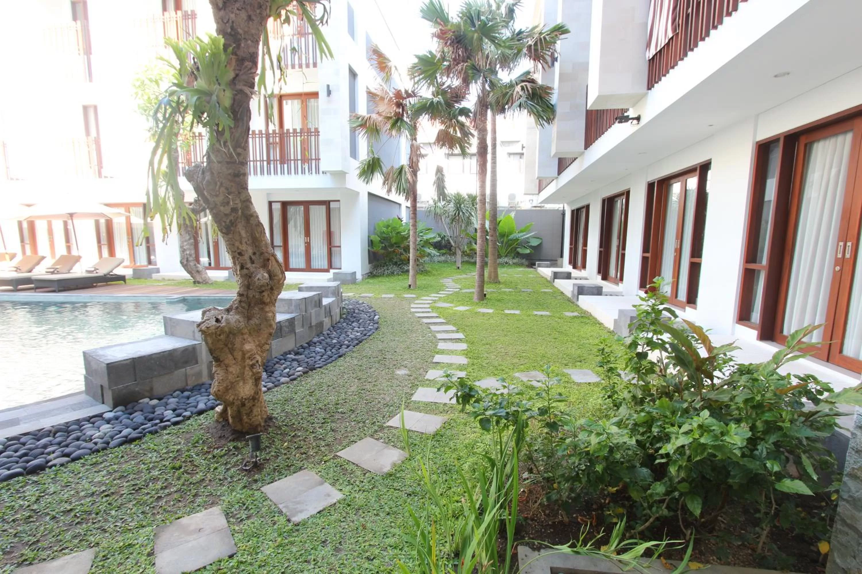 Garden view in Grand La Walon Hotel