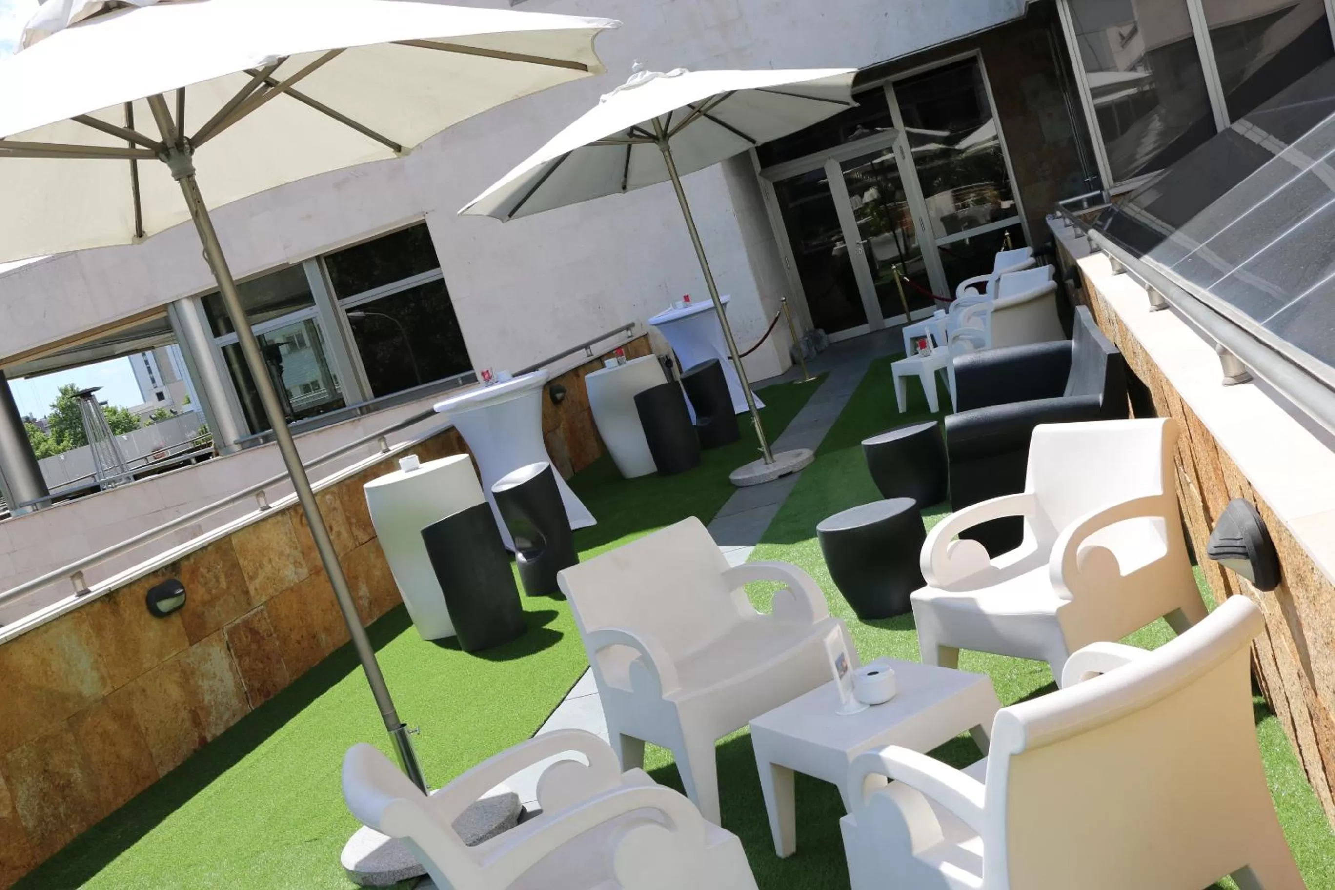 Balcony/Terrace in Hotel Villamadrid