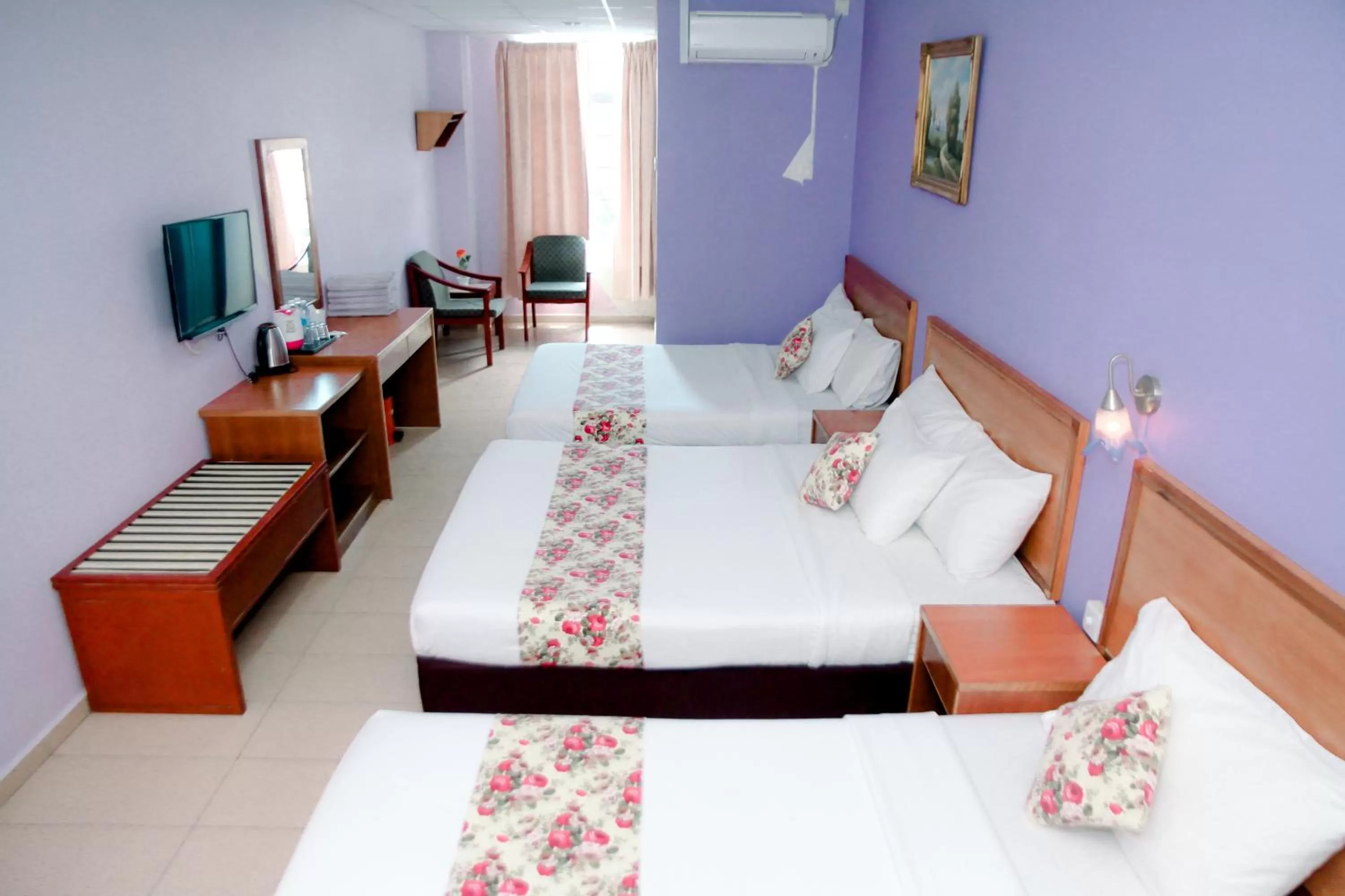 Bed in HOTEL D VIEW MERSING