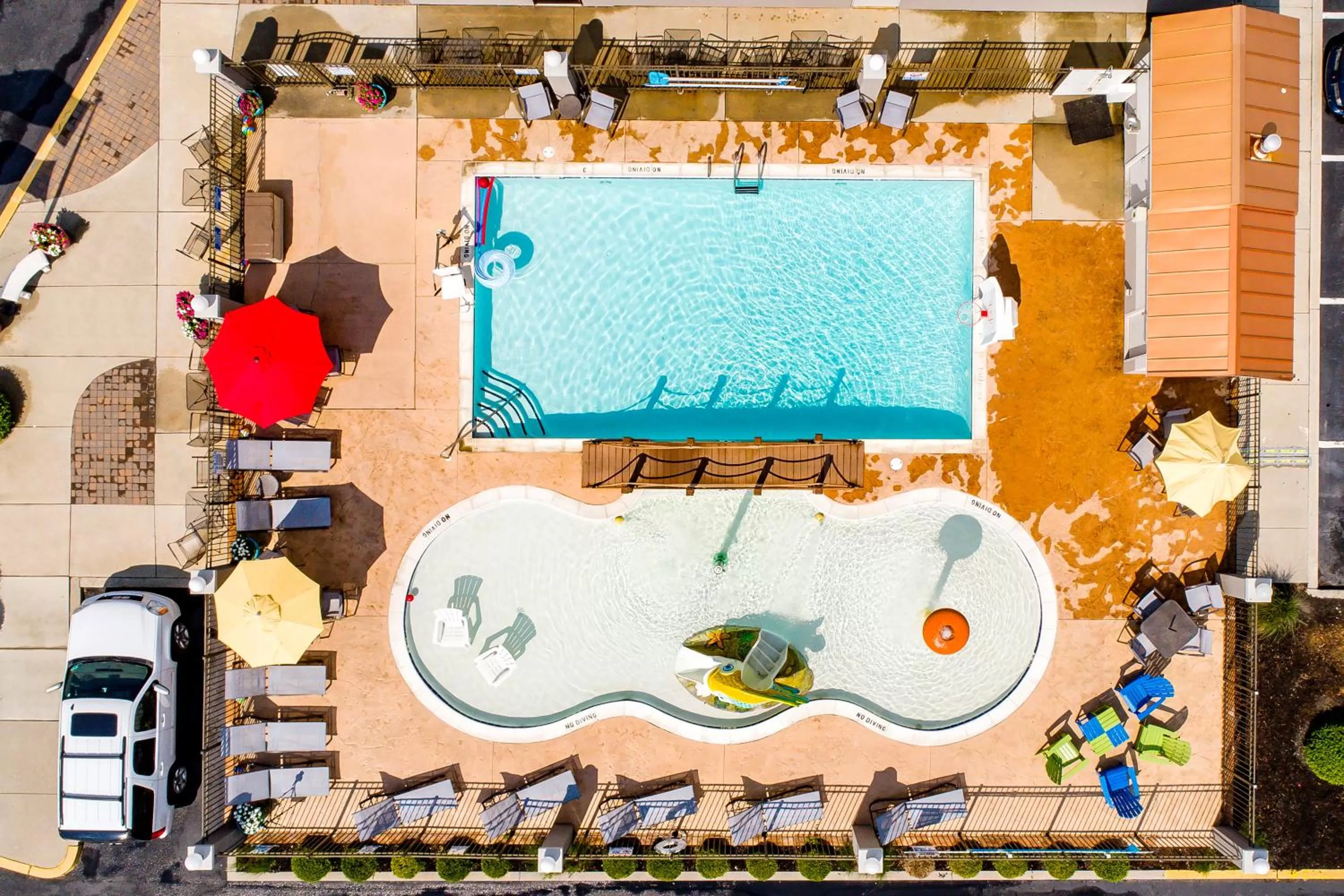 Swimming pool in Sleep Inn & Suites Rehoboth Beach