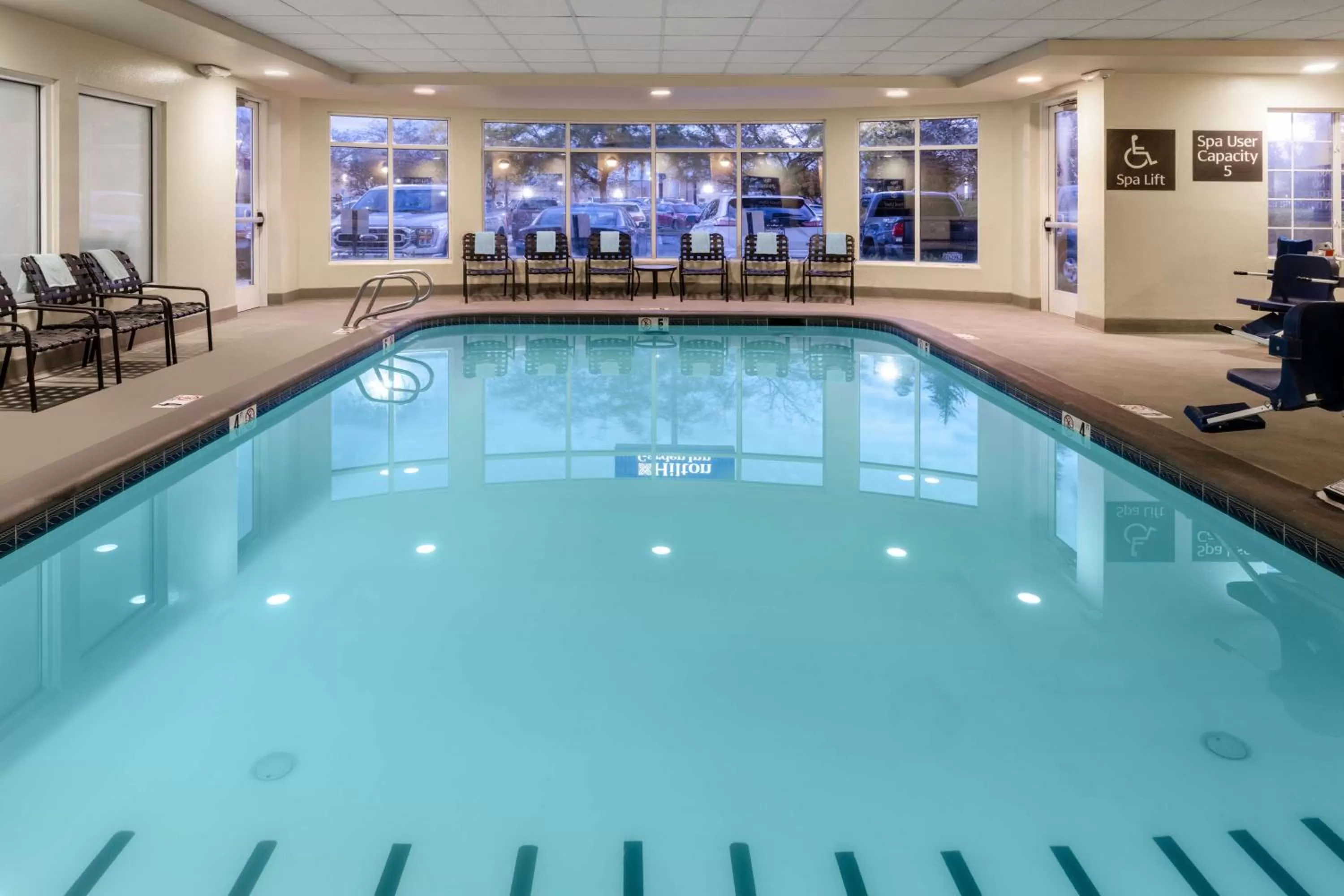 Pool view in Hilton Garden Inn Bakersfield