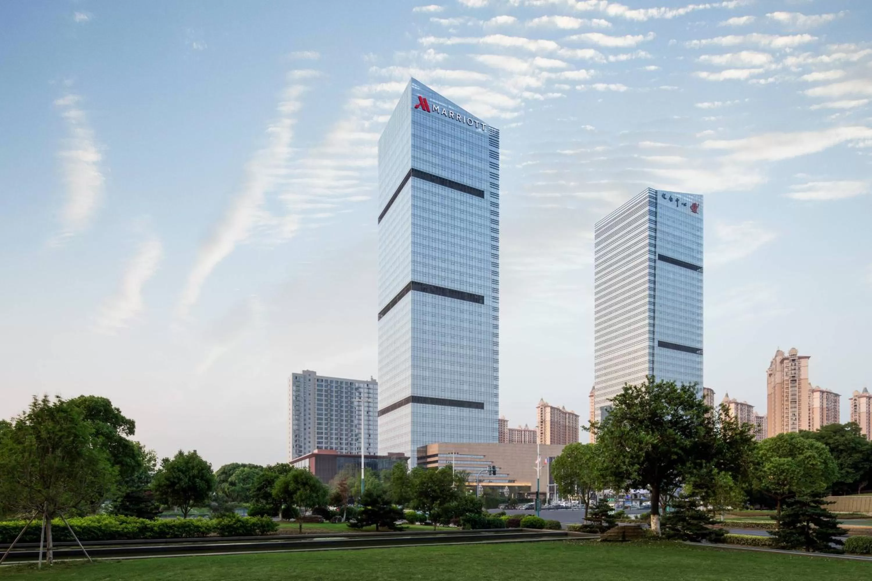 Property building in Zhangjiagang Marriott Hotel