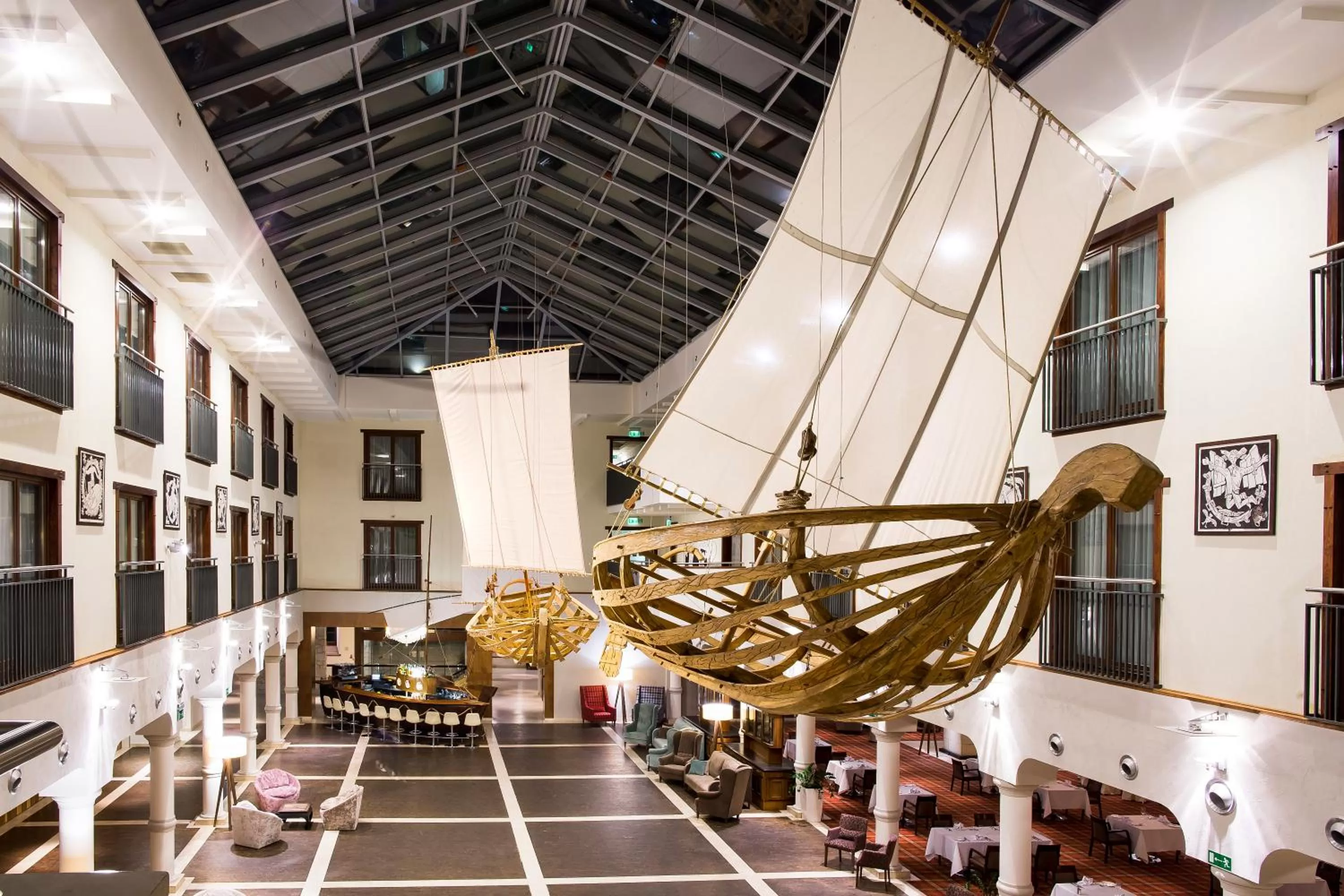 Patio in Hotel Król Kazimierz