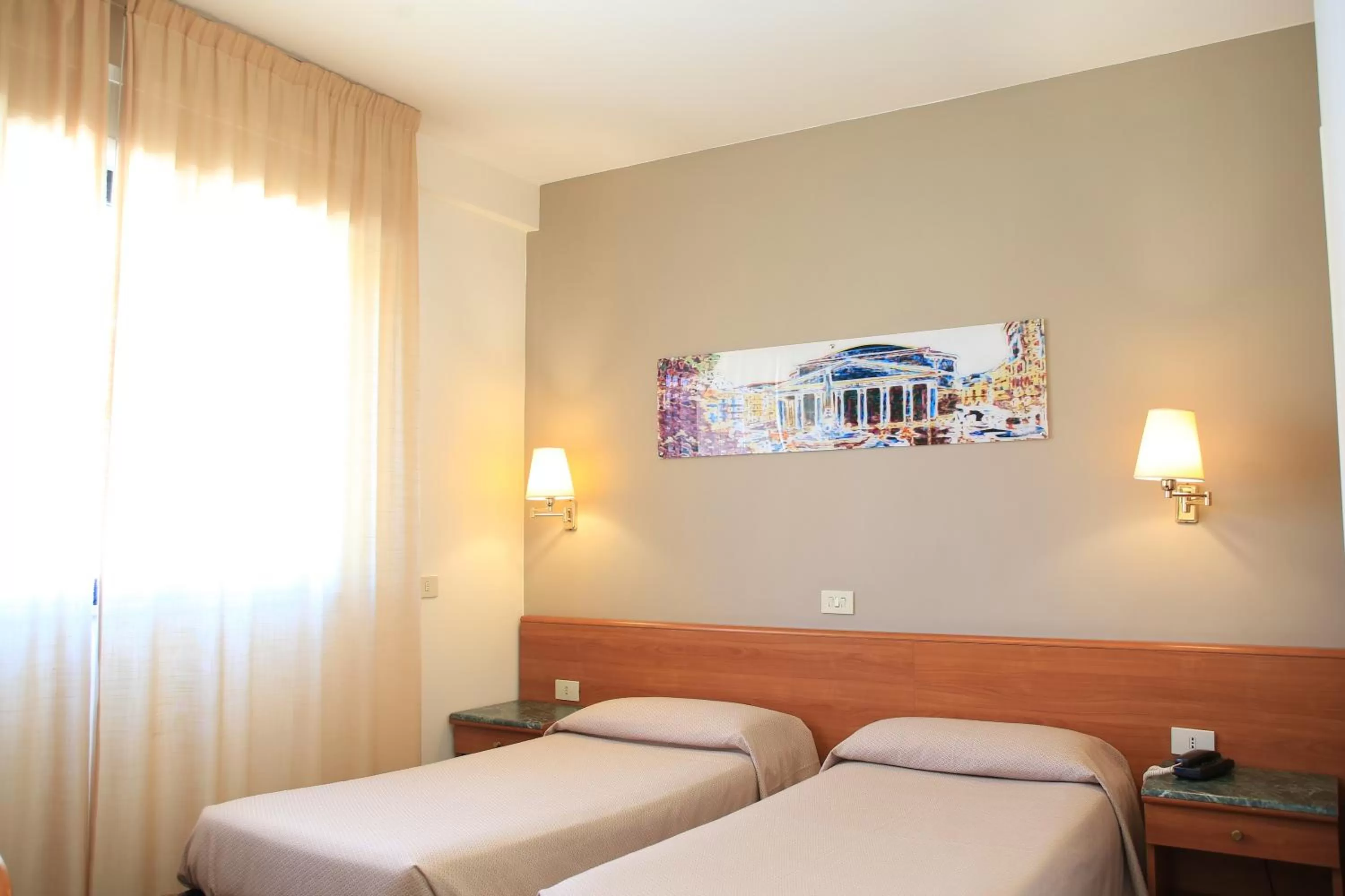 Bed in Hotel Sisto V