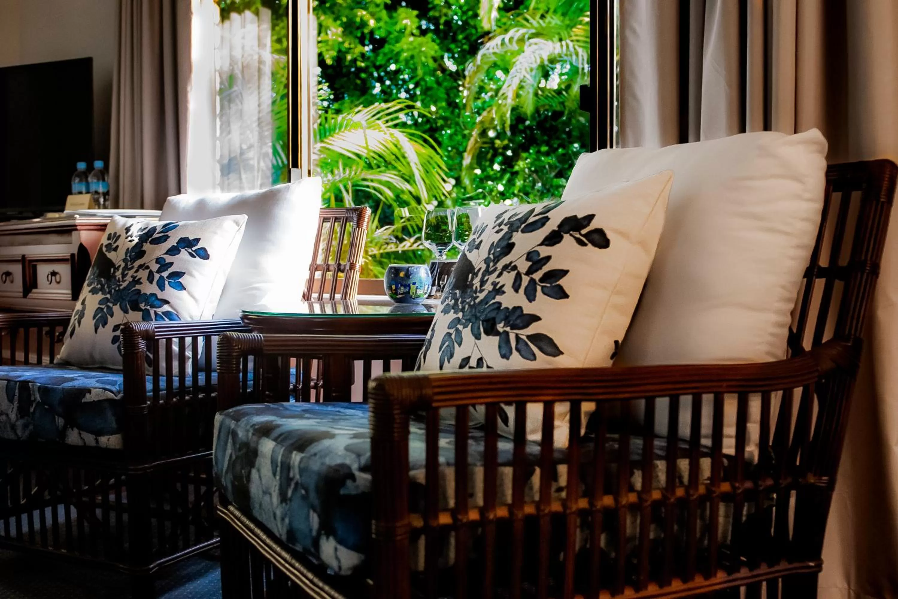Seating area in Mountain Sanctuary B&B