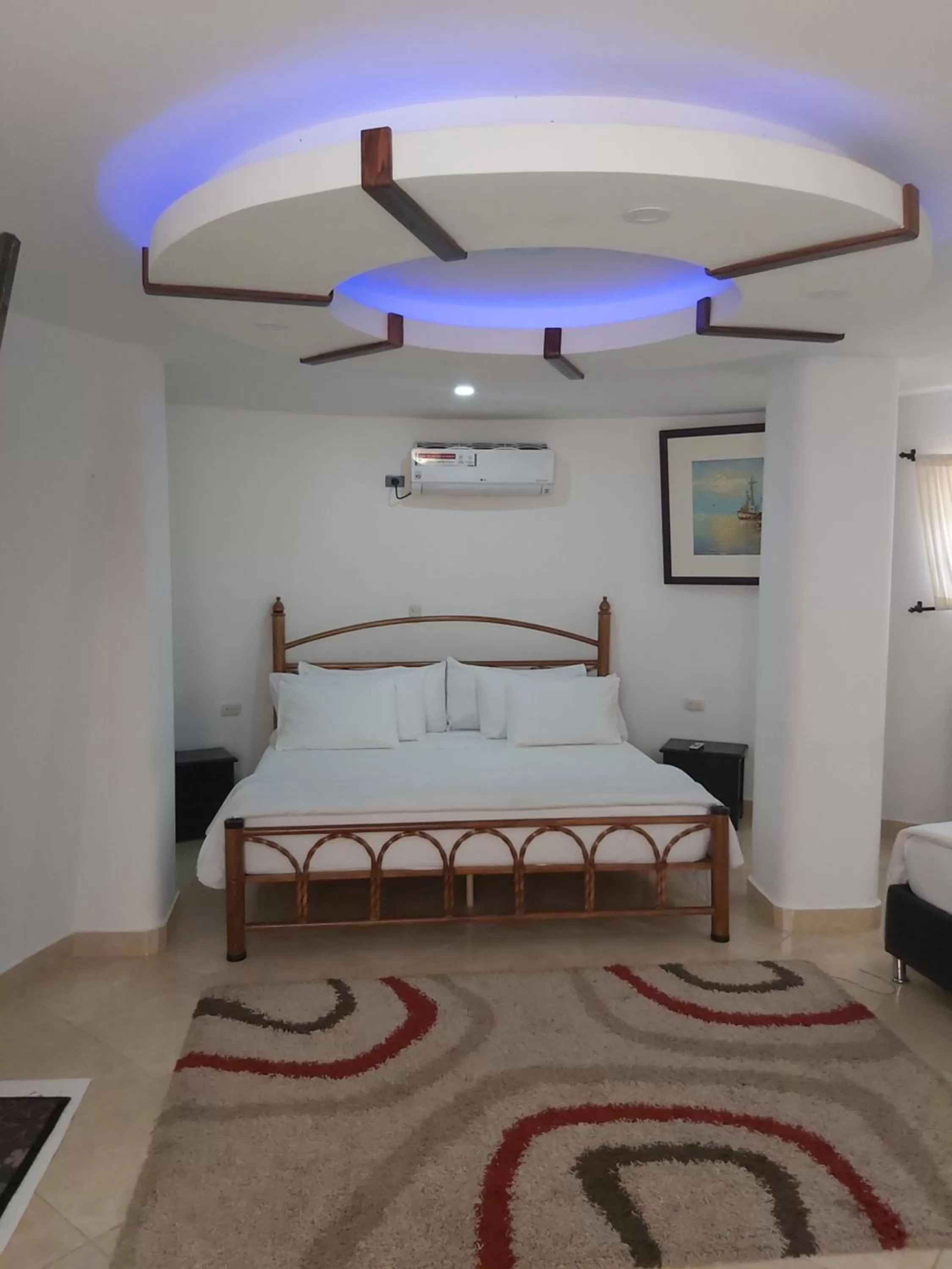 Bed in Eco-Hotel Villa Elina