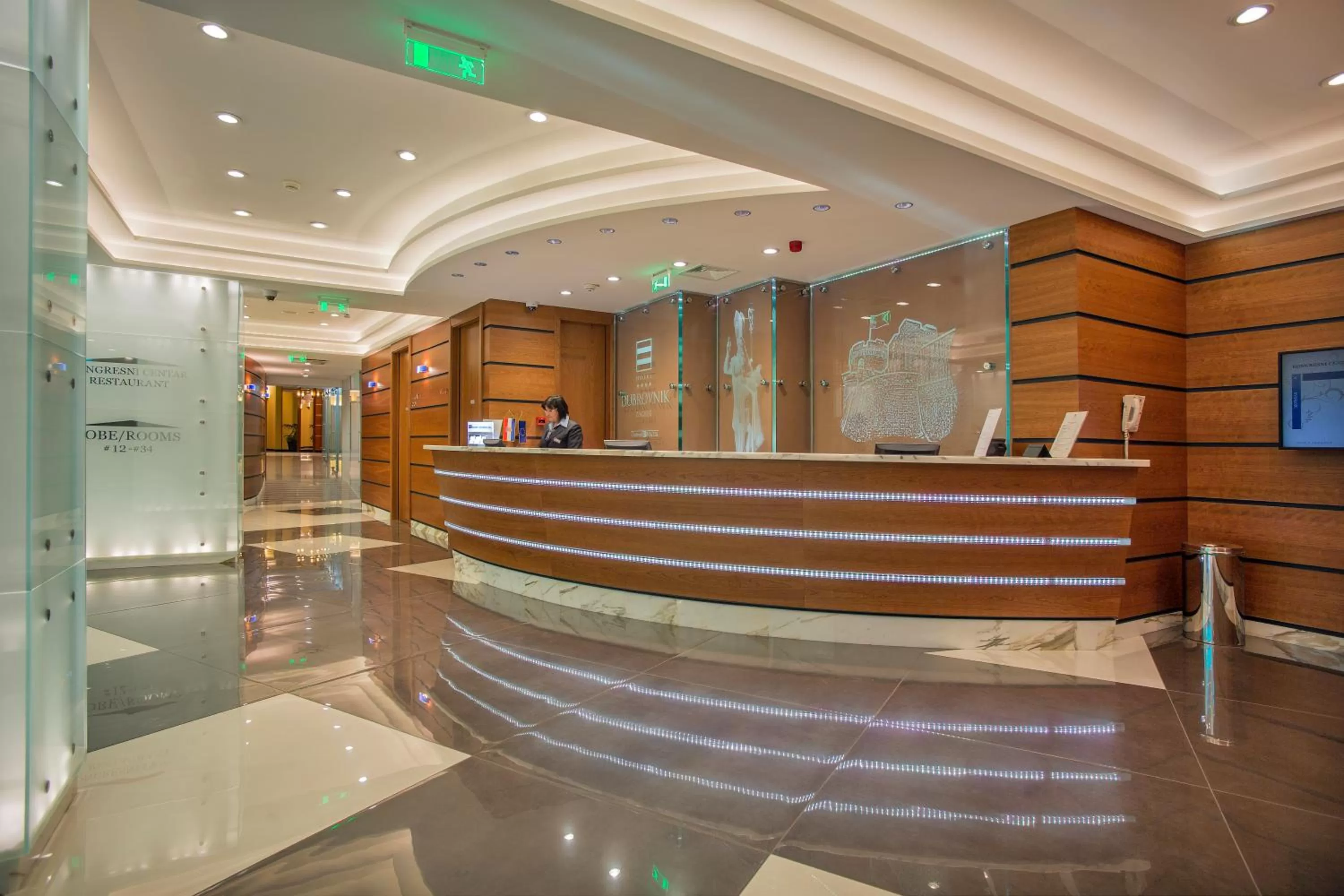 Lobby or reception in Hotel Dubrovnik