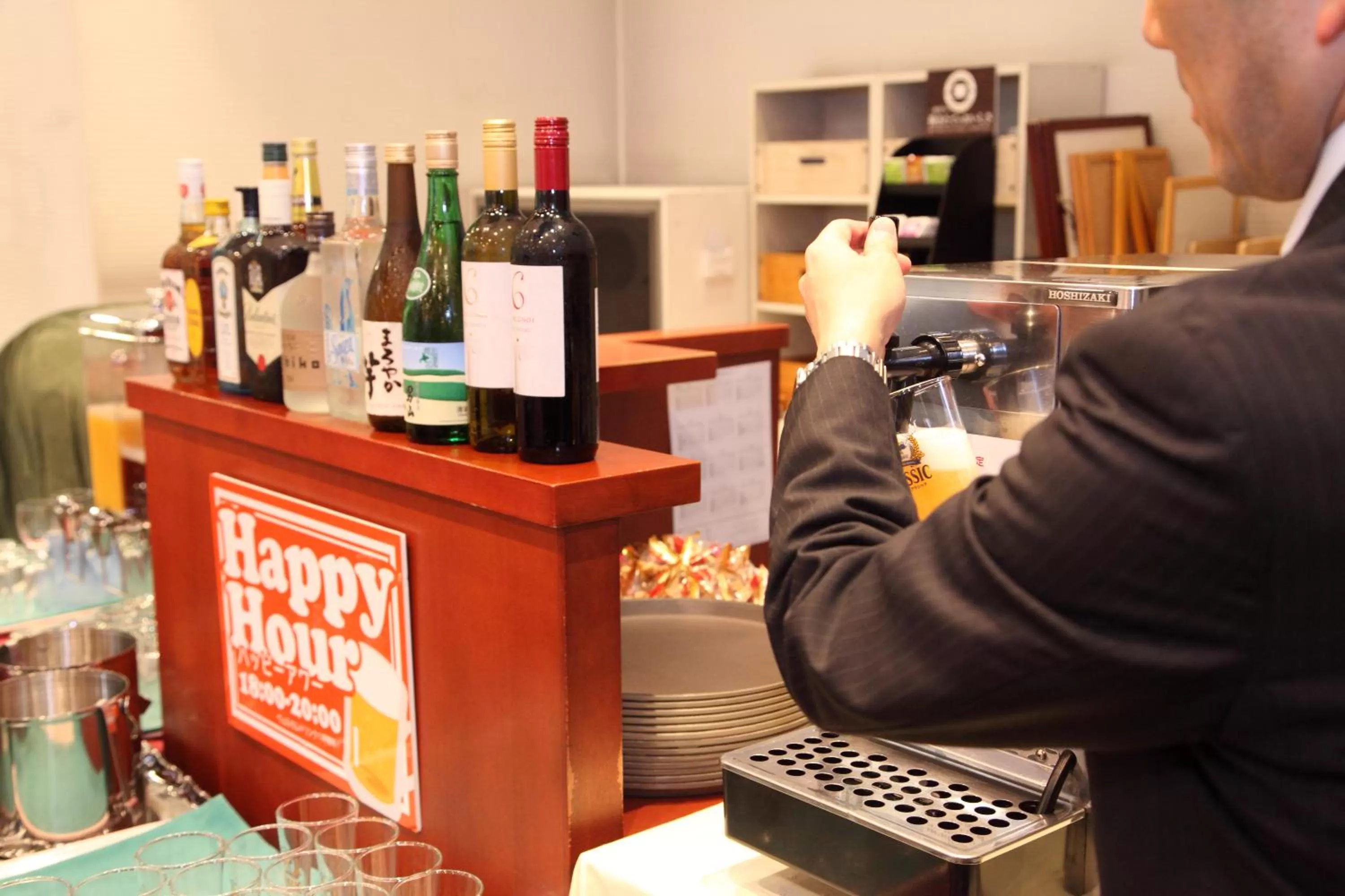 Lounge or bar in Kuretake Inn Asahikawa