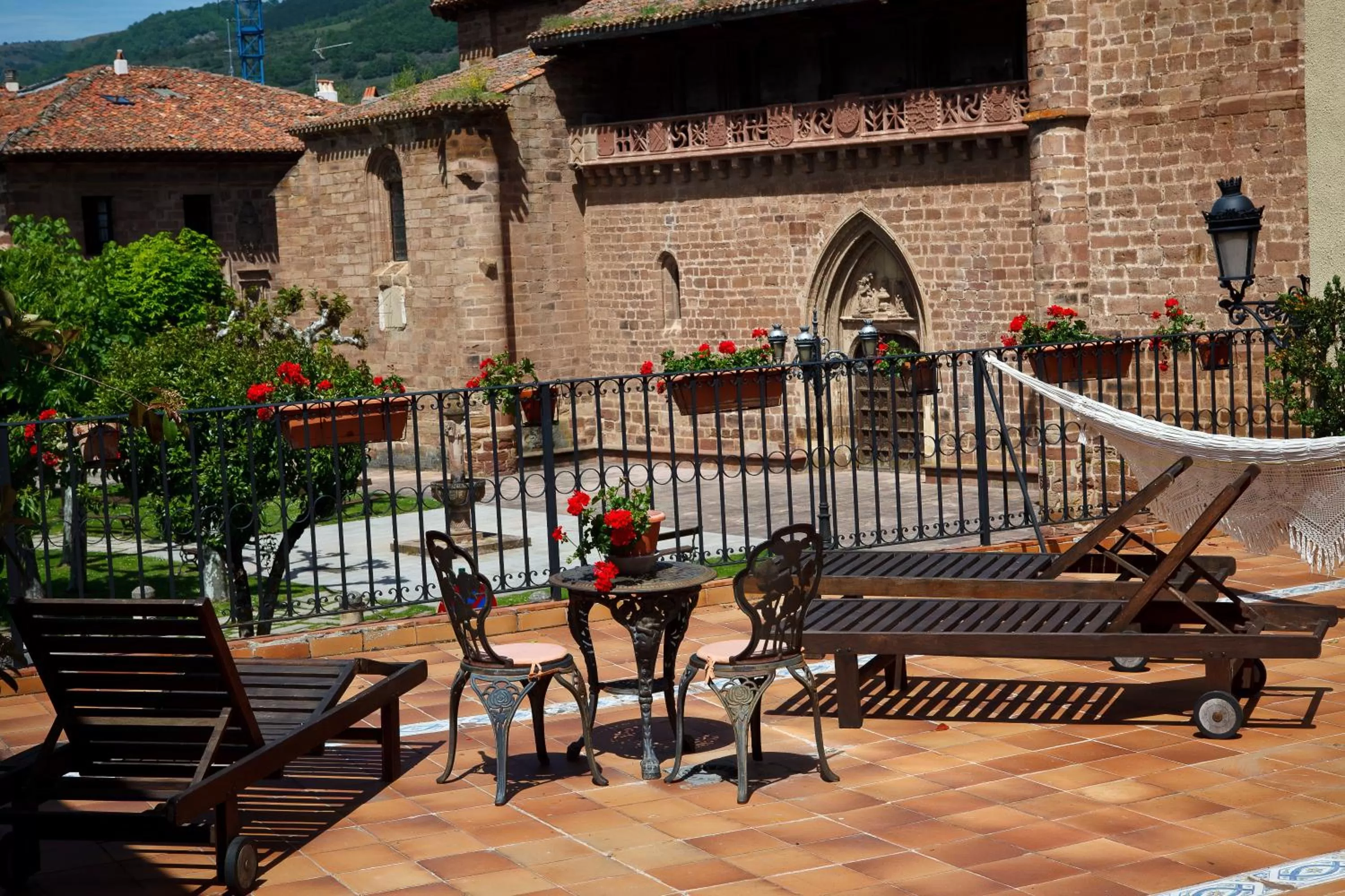 Solarium in Palacio Azcárate Hotel