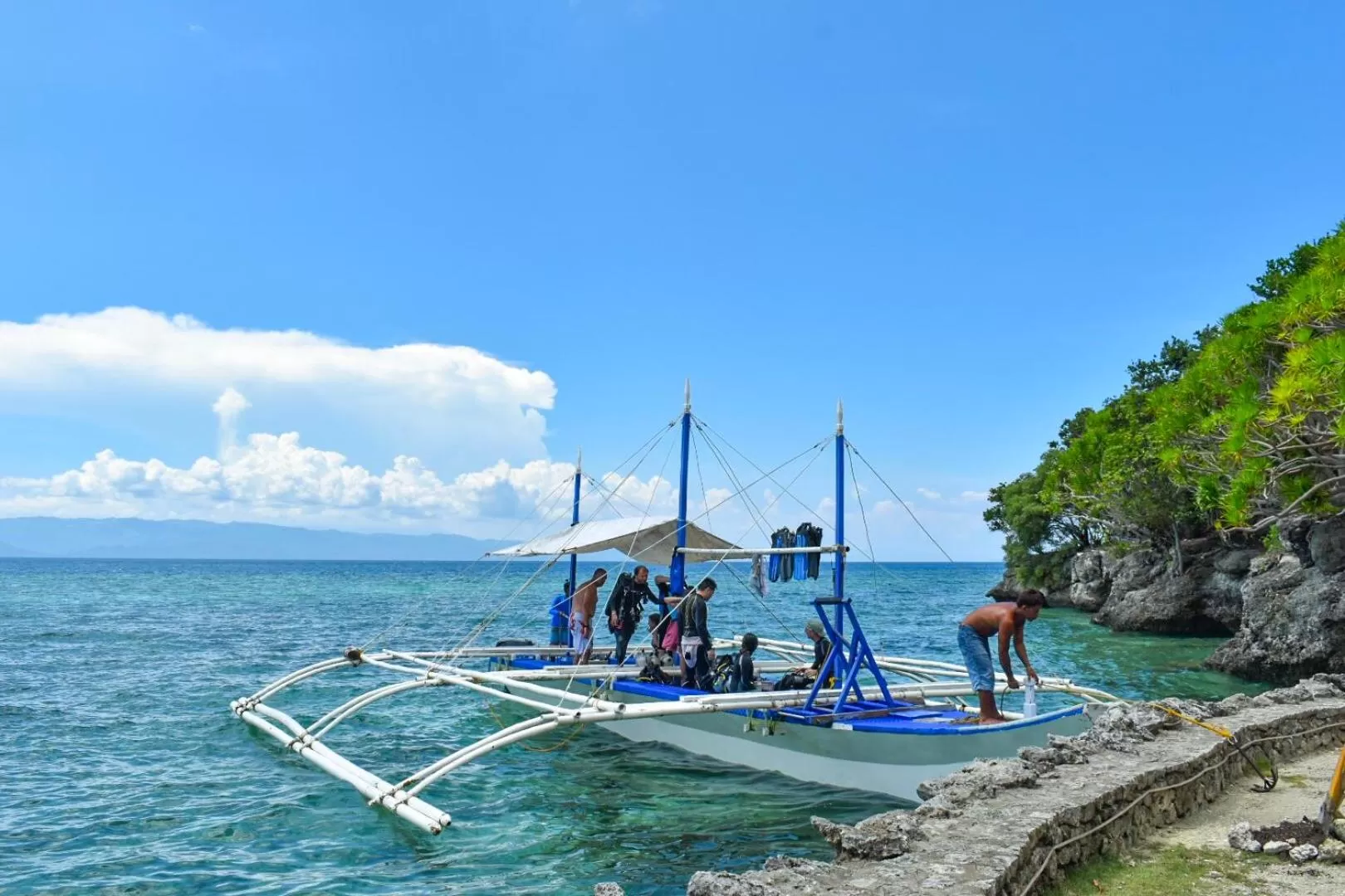 Fishing in The Blue Orchid Resort
