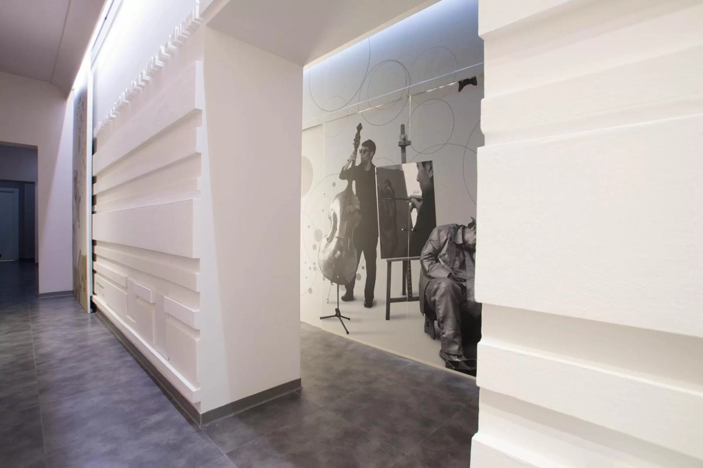 Decorative detail in Hotel Santa Brigida