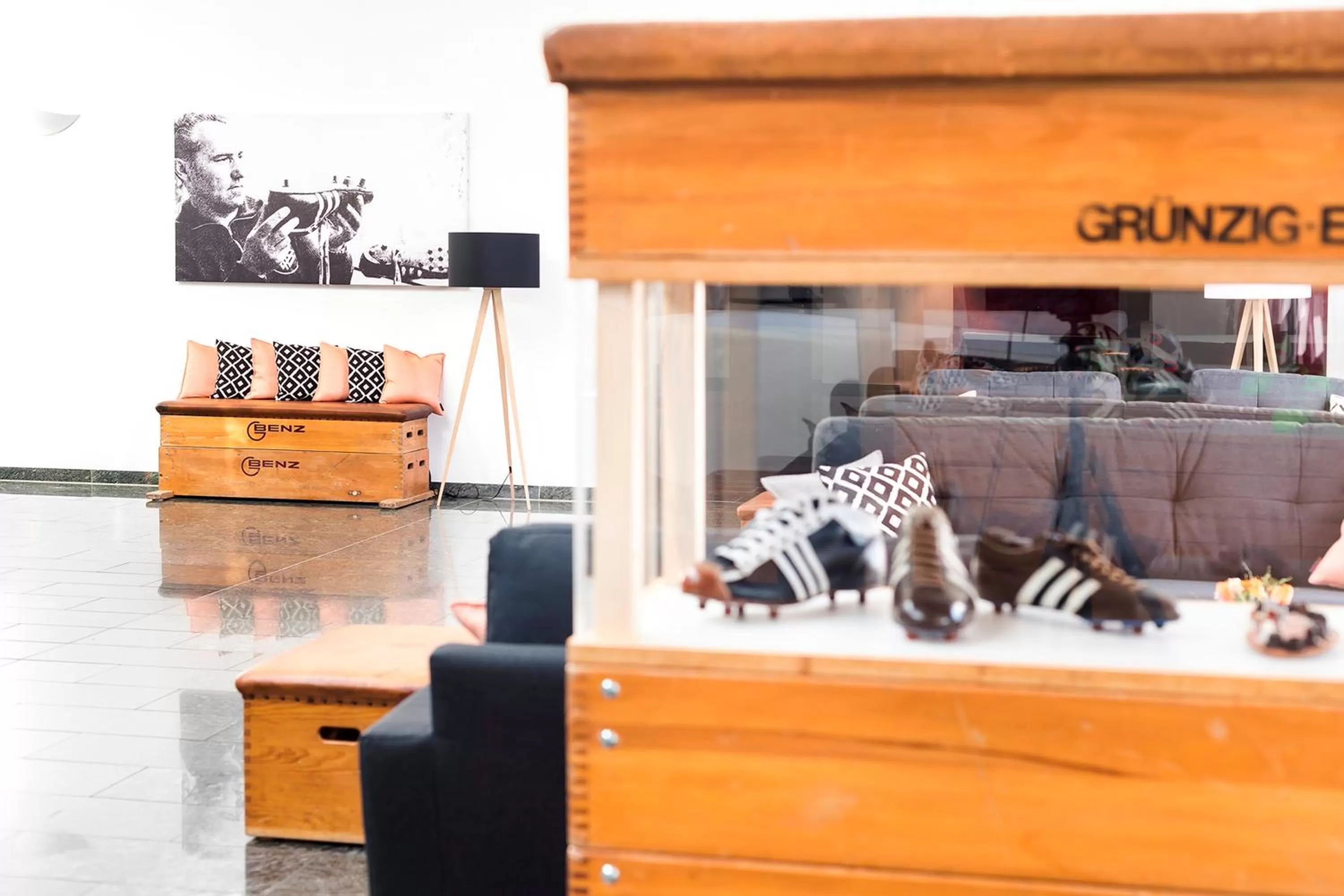 Decorative detail in Hotel Akazienhaus