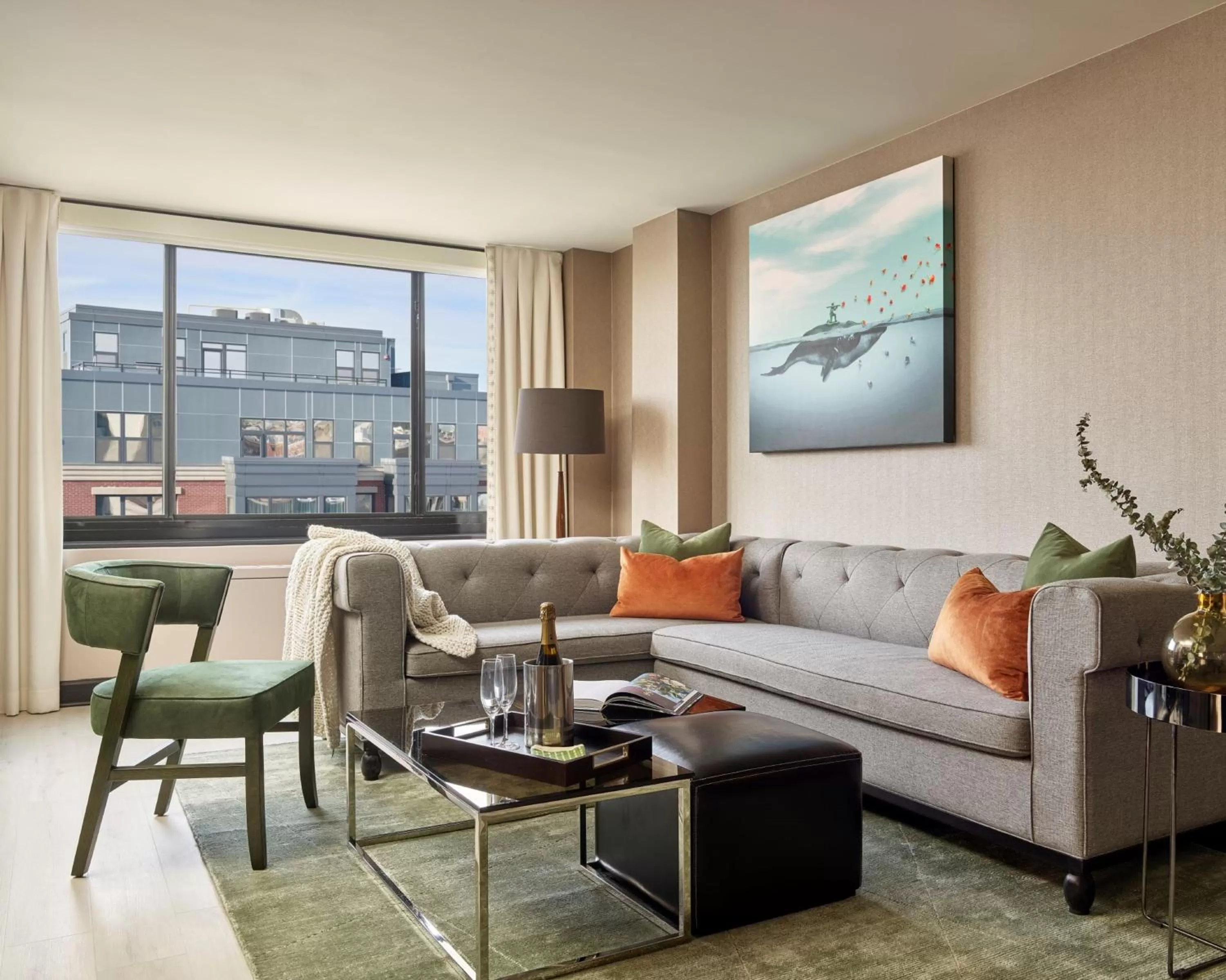 Living room in Viceroy Washington DC