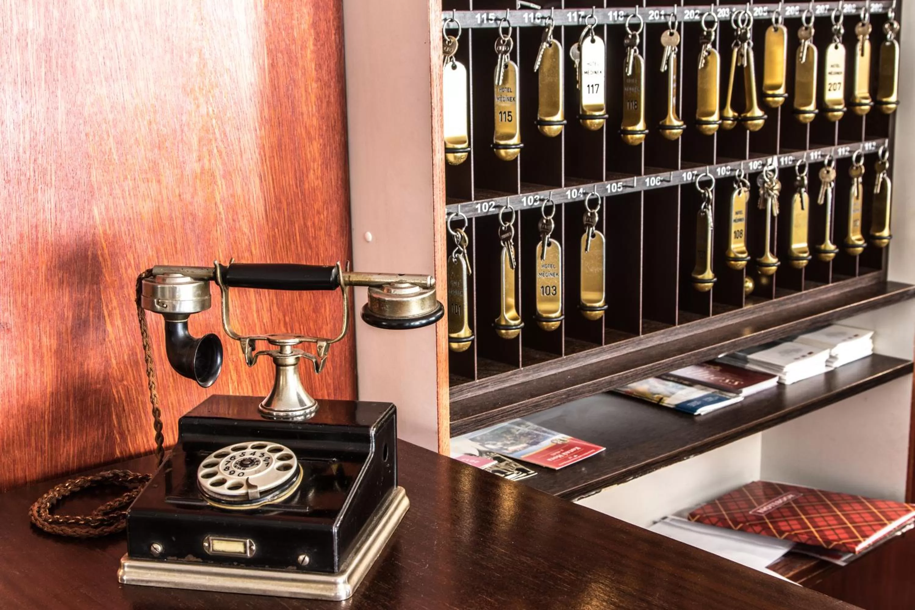 Lobby or reception in LH Hotel Mědínek Old Town